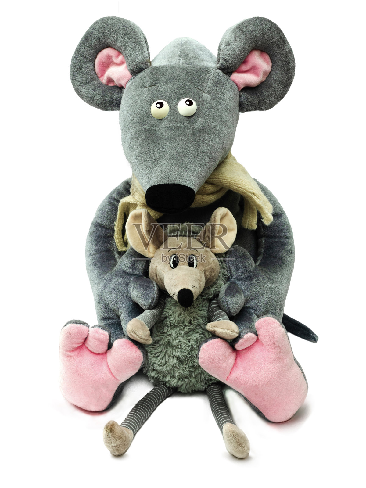 老鼠。大与小照片摄影图片