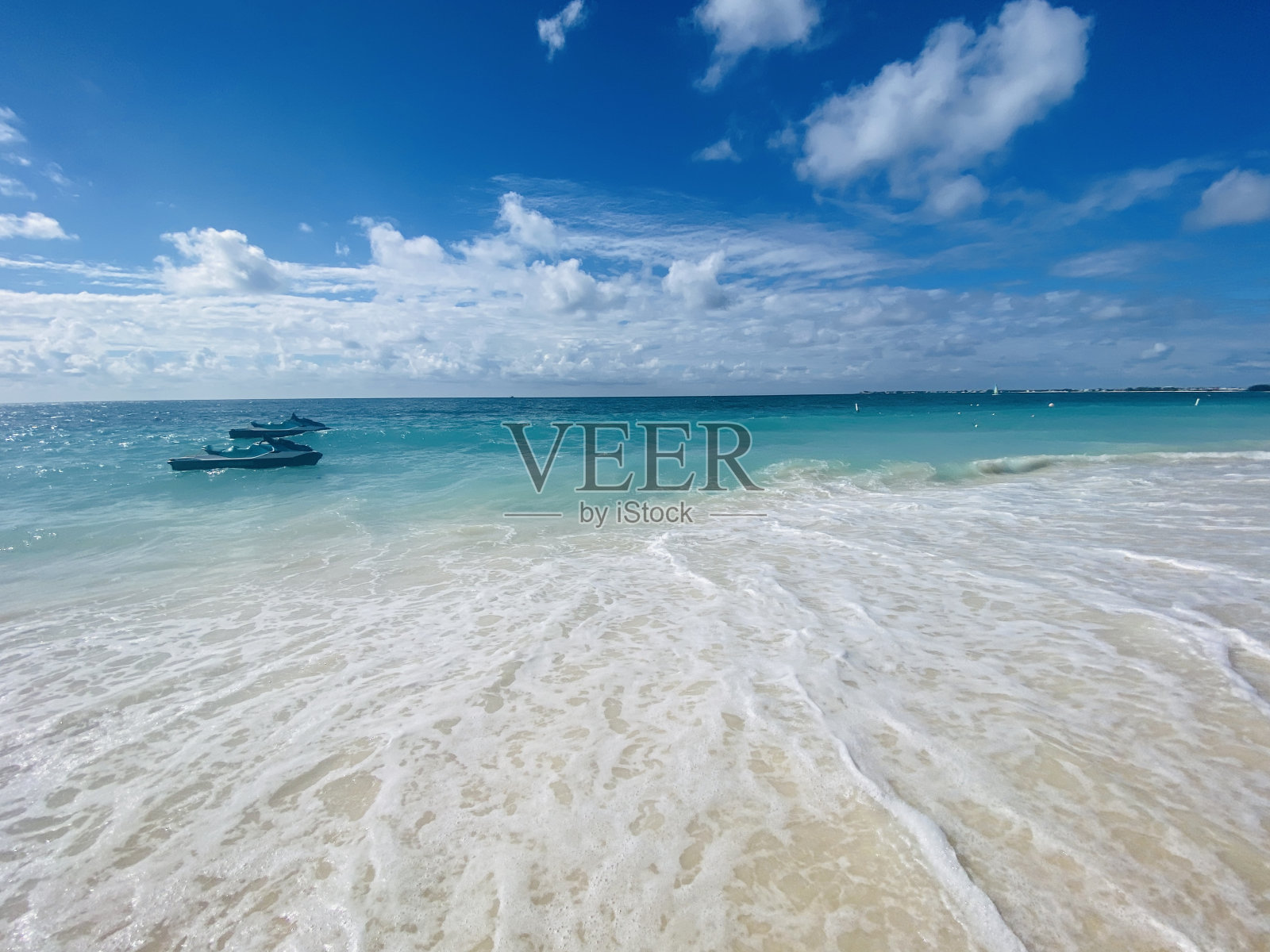 七英里海滩照片摄影图片