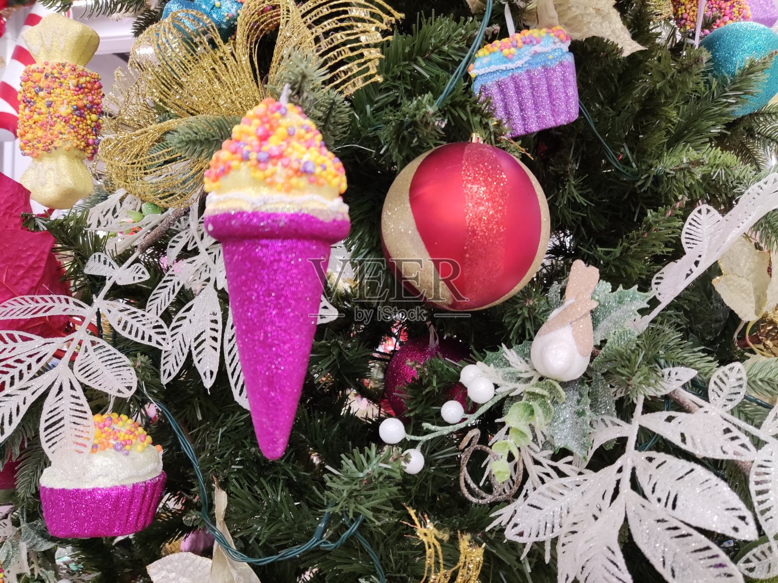 圣诞节装饰品照片摄影图片