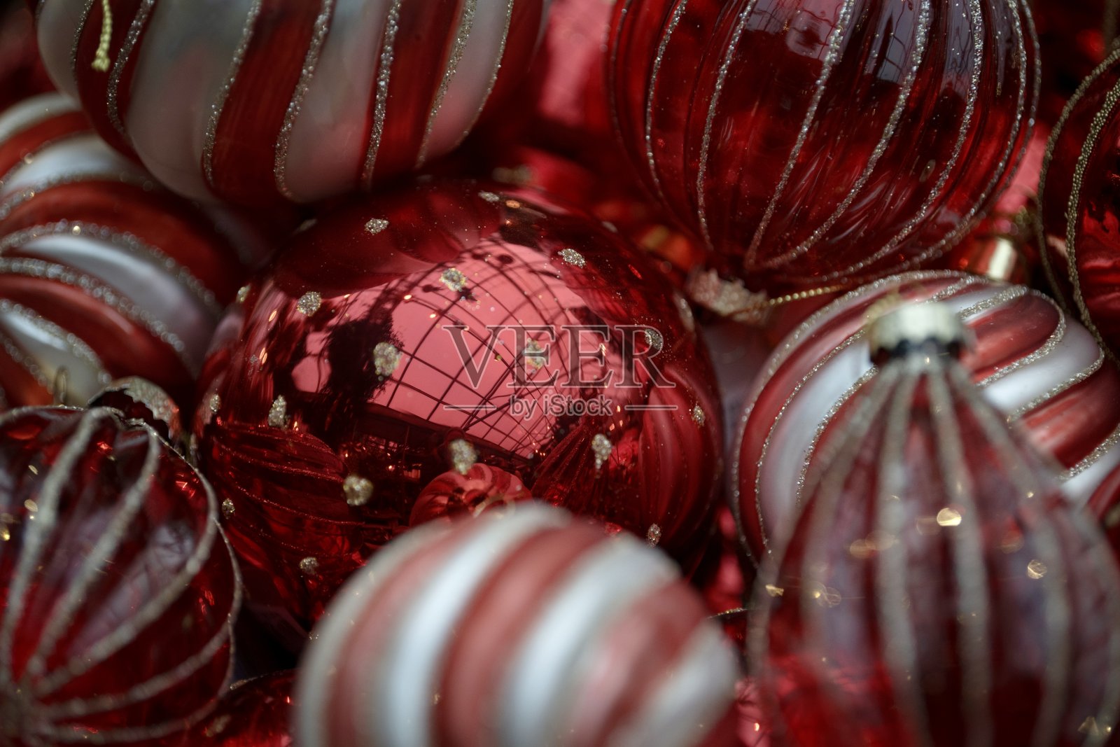 圣诞装饰特写照片摄影图片