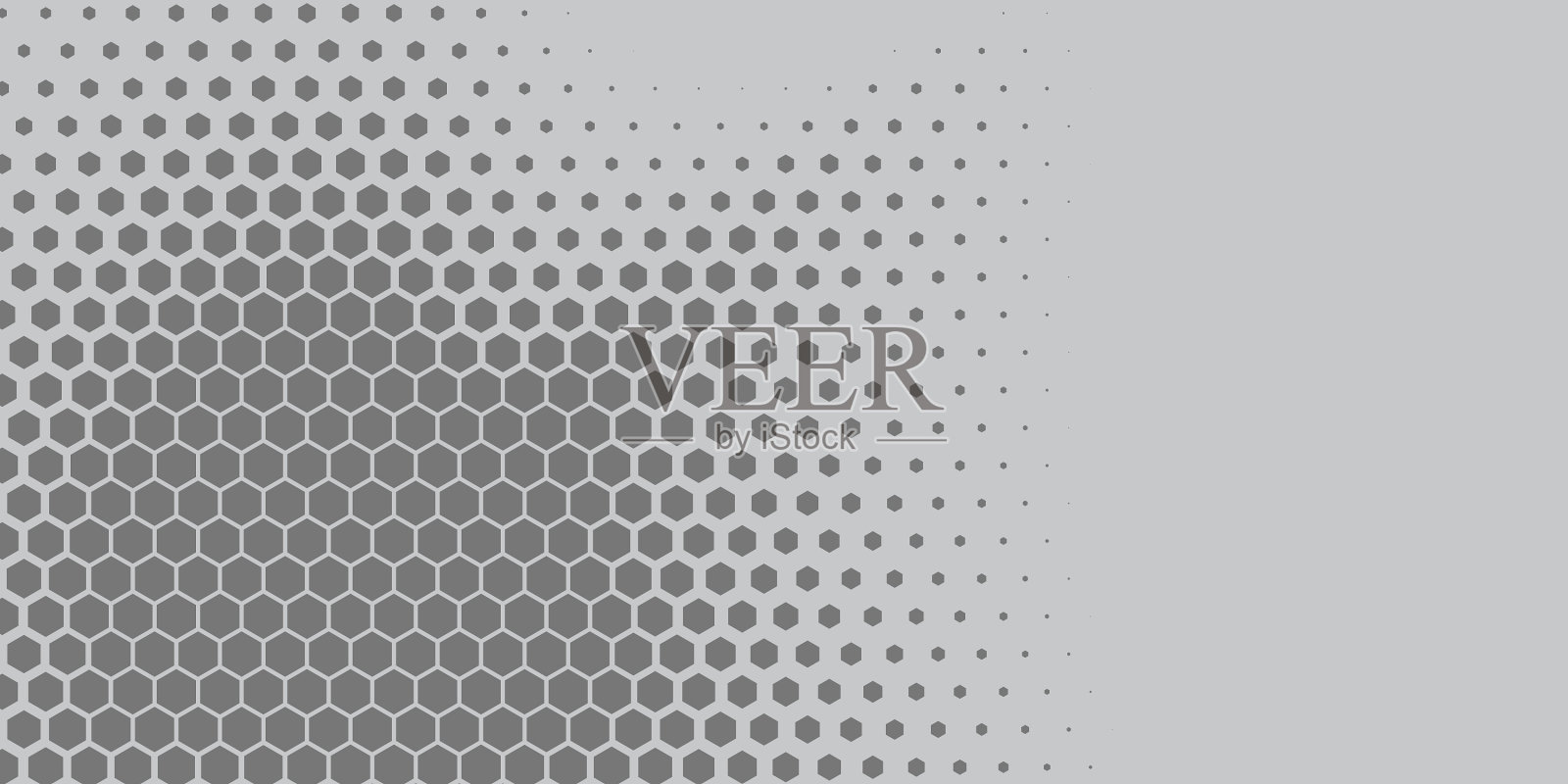 几何抽象六边形二色背景插画图片素材