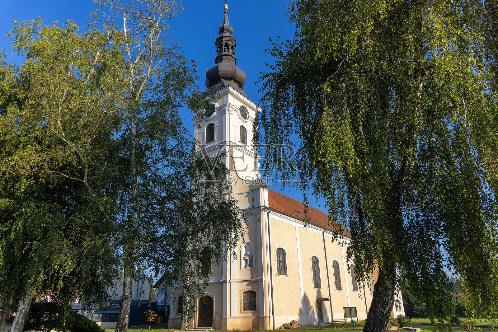 克罗地亚的莱格勒镇照片摄影图片