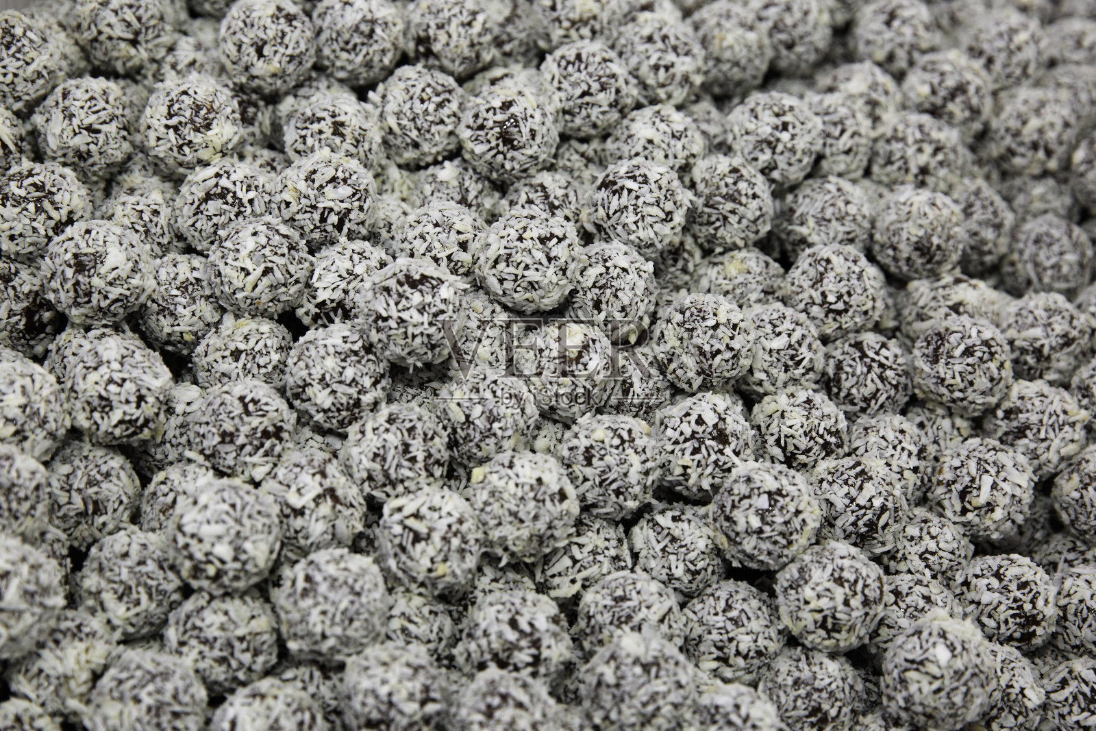 烹饪巧克力松露特写照片摄影图片