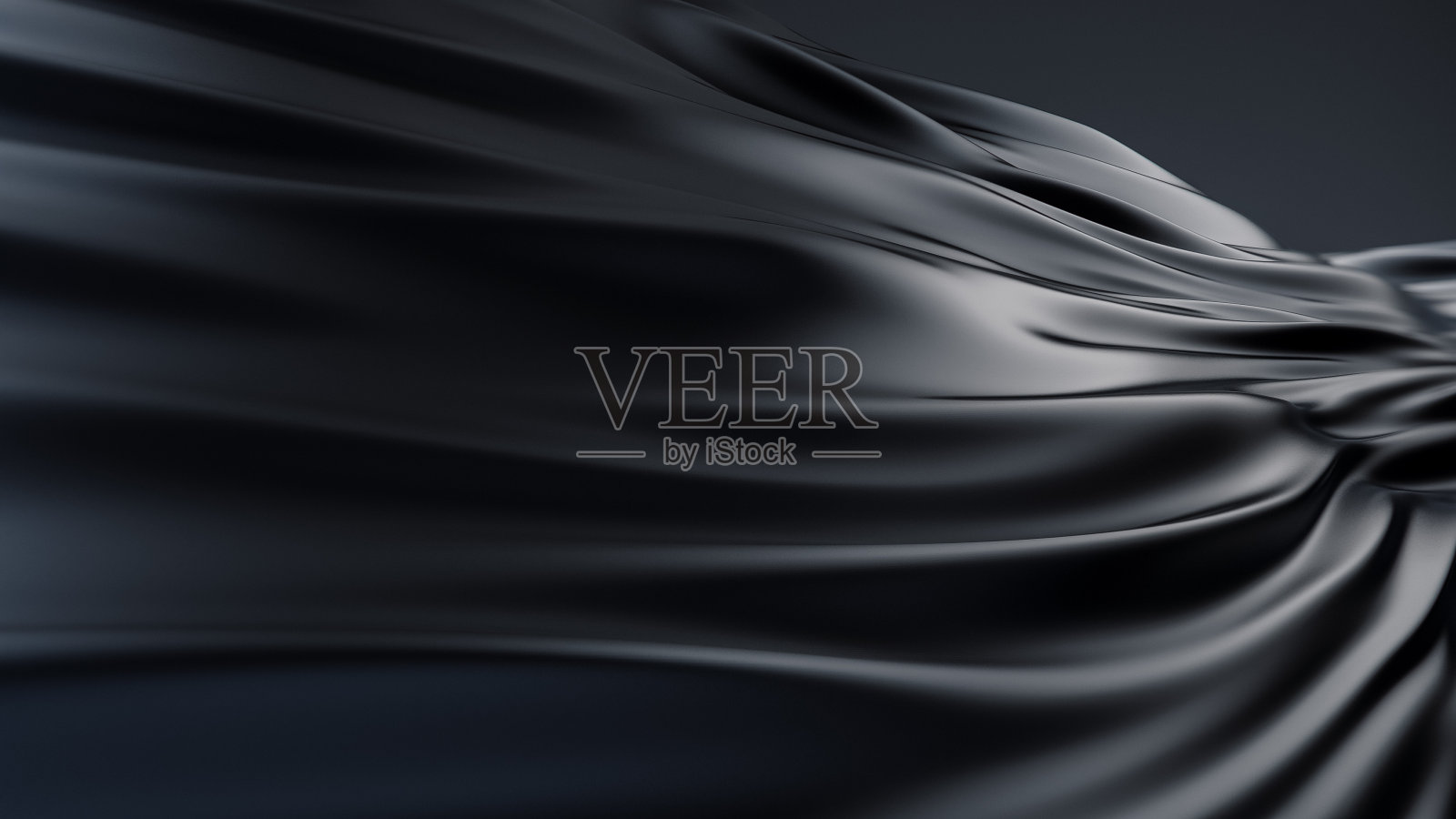 催眠技术抽象概念:银色金属的数字海洋在轻柔的波浪中移动。未来的可视化，先进的技术，时尚的流体结构。VFX 3D图形渲染照片摄影图片