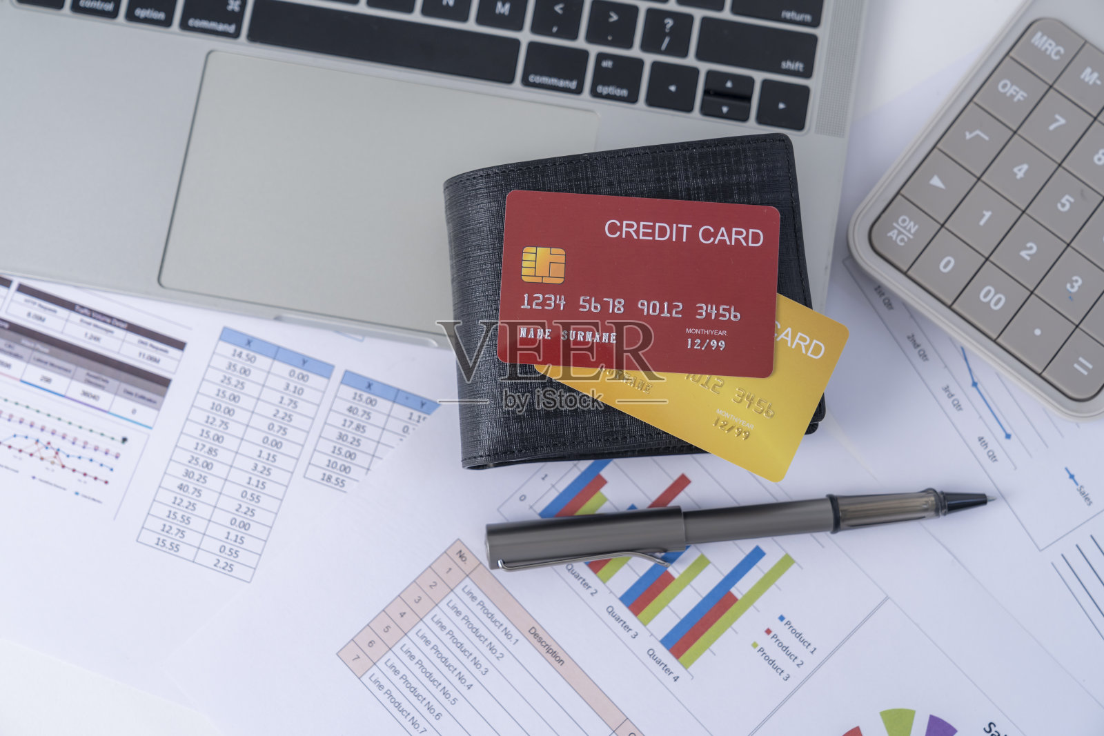 信用卡在线支付。照片摄影图片