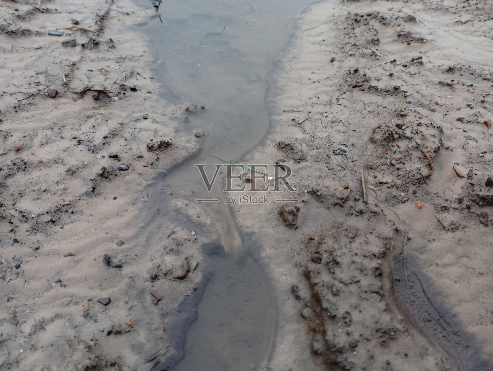 水和灰色沙子的纹理。自然纹理照片摄影图片