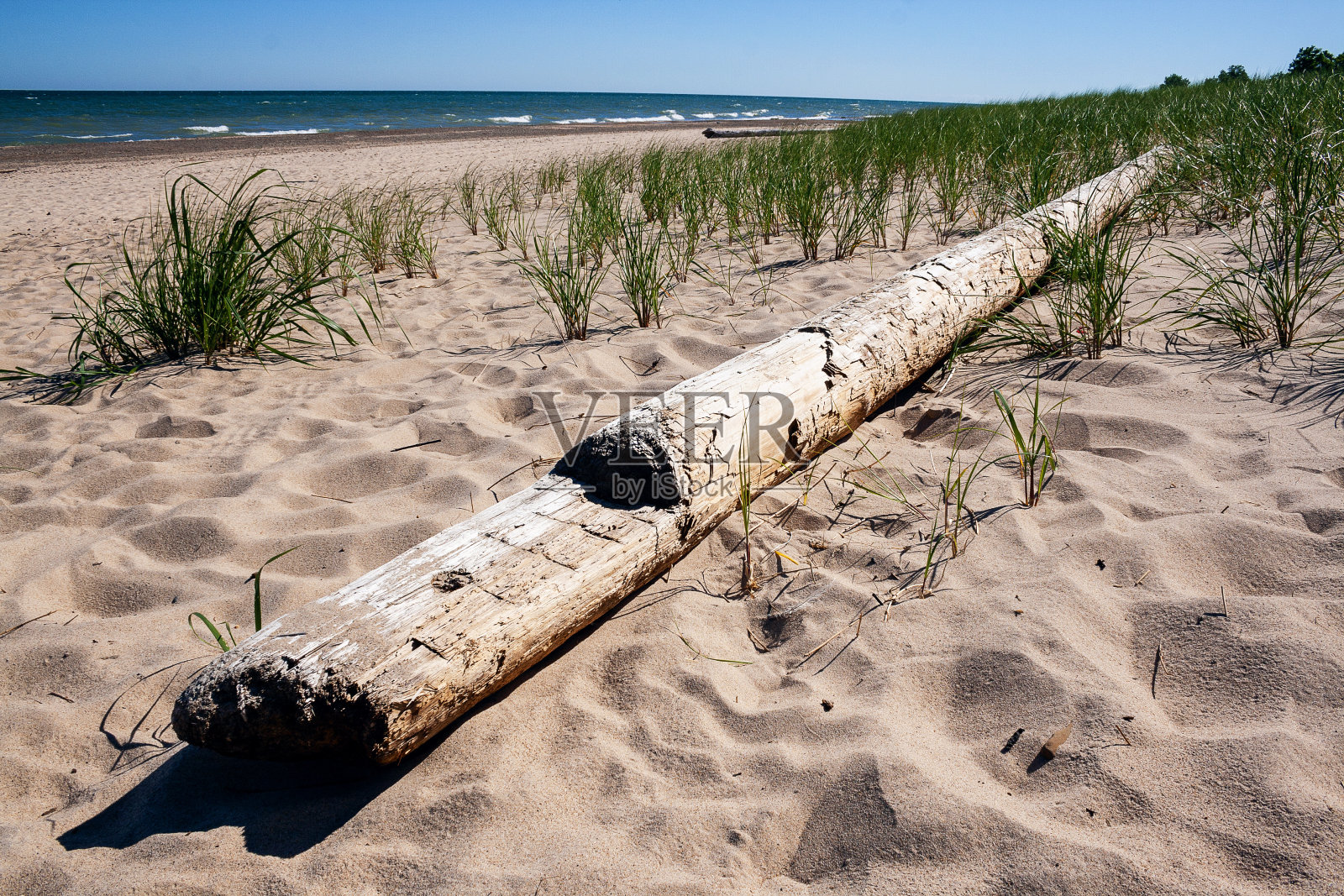 湖岸沙丘照片摄影图片