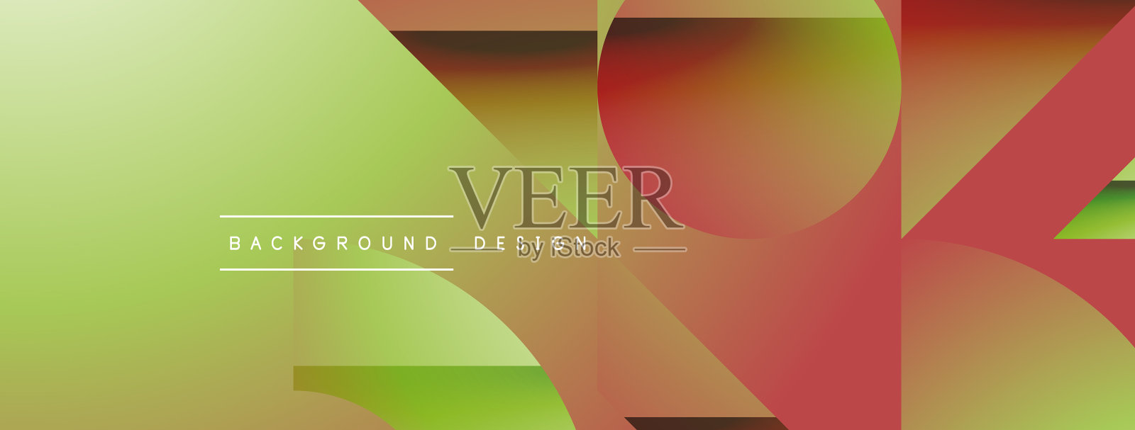 简单几何形式-动态几何插画图片素材