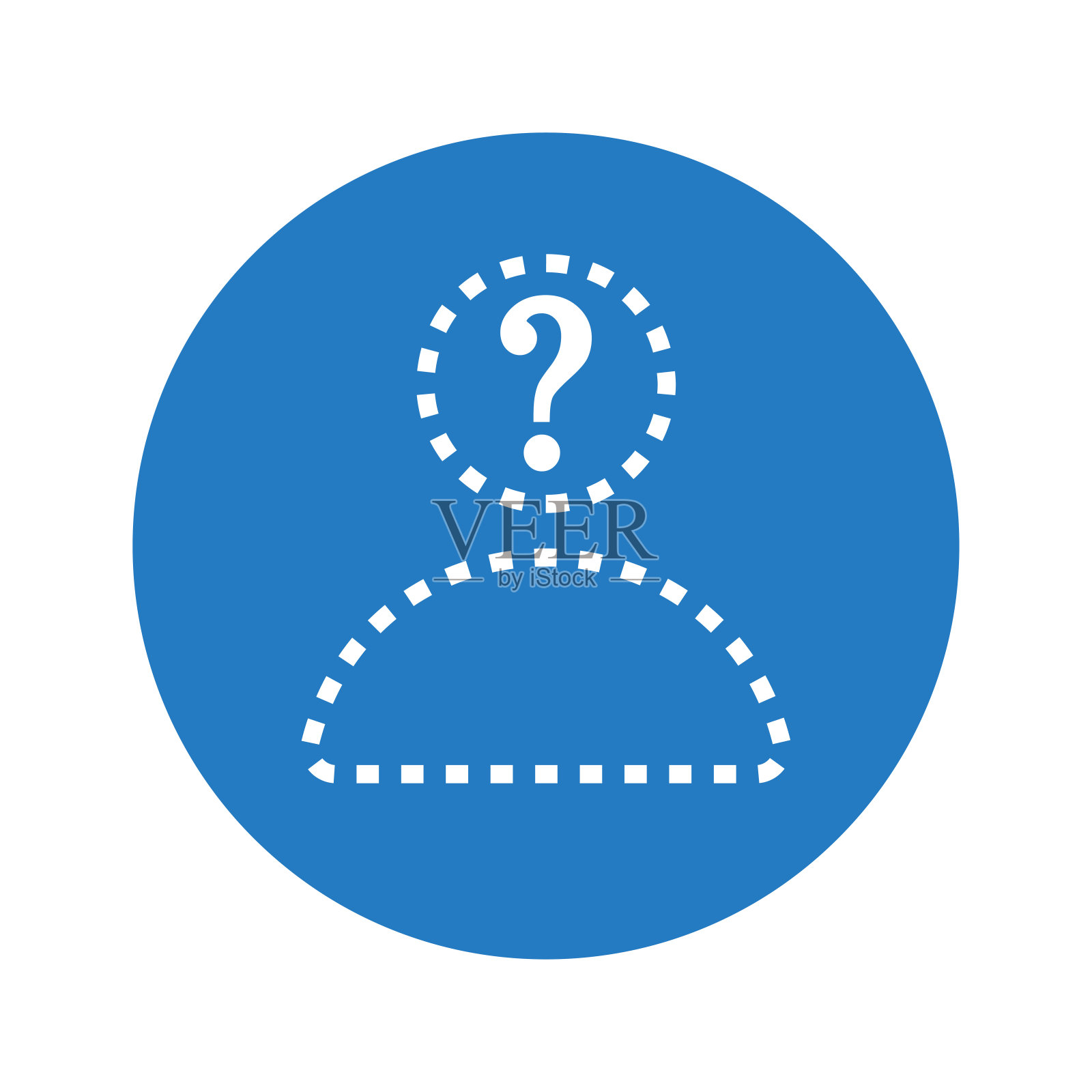 混乱的图标。插画图片素材