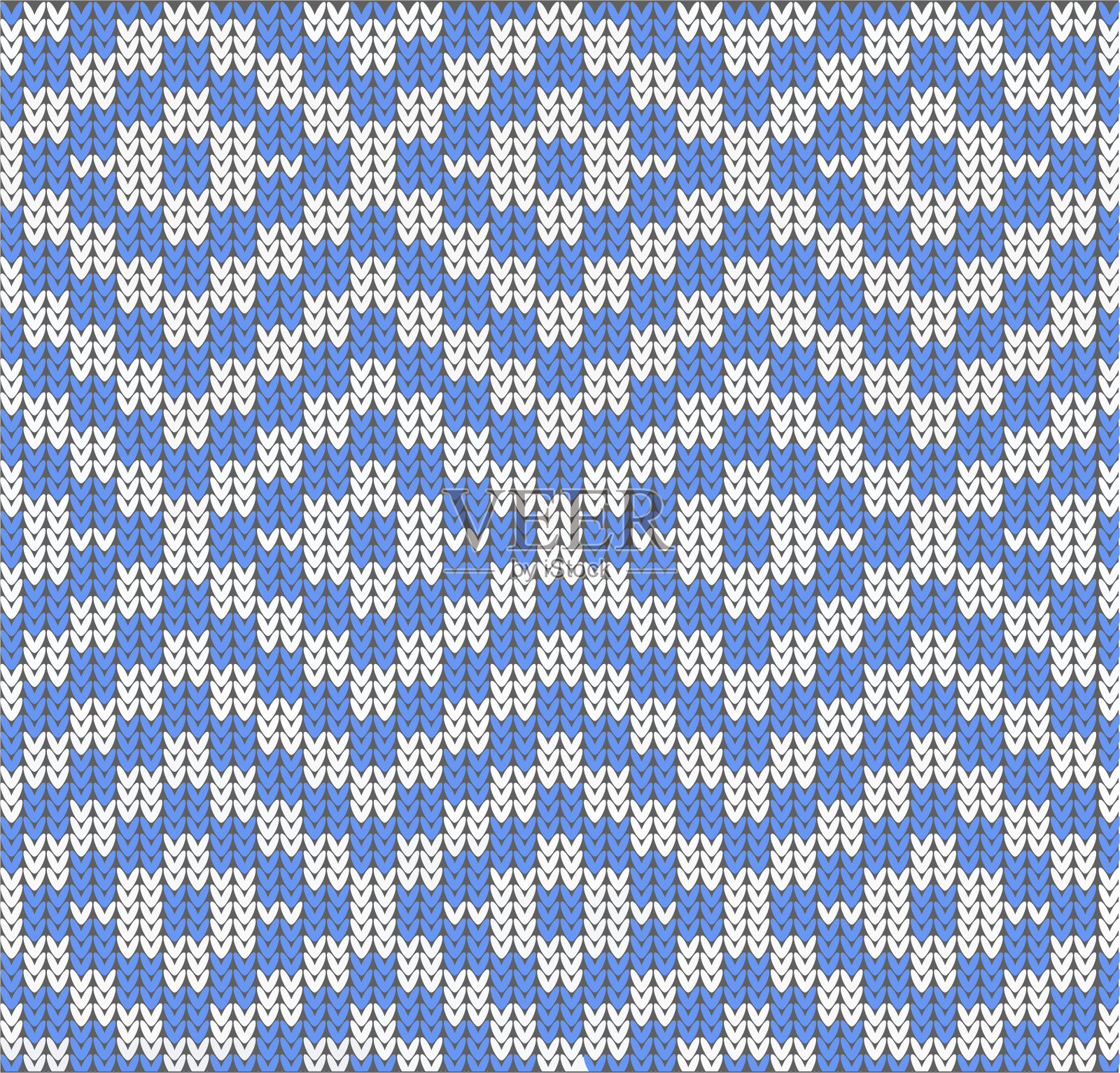 复古提花图案，几何图案的伟大设计，任何目的。针织的概念。提花针织插画图片素材