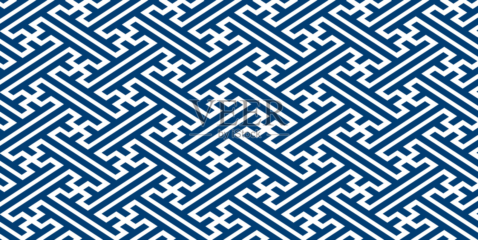 新年背景插画。日本图案的漂亮背景。插画图片素材