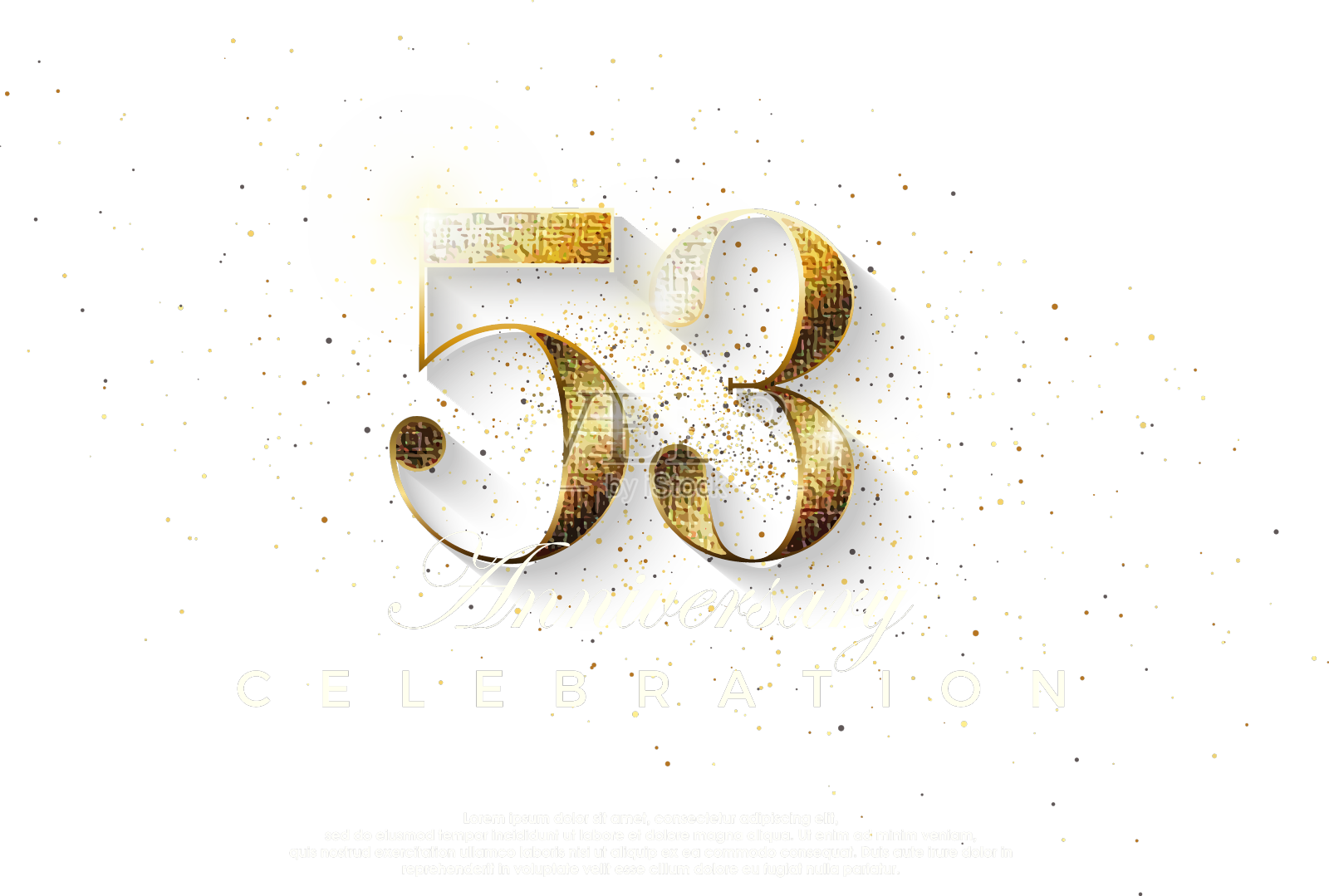 花式53号庆祝53岁生日设计元素图片