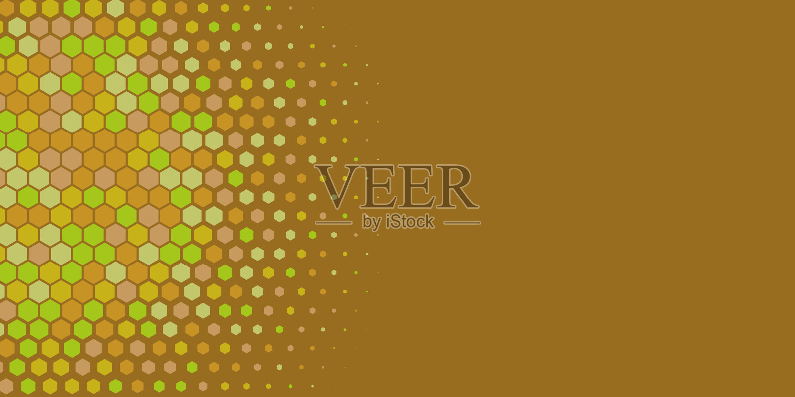 几何抽象六边形多色背景插画图片素材