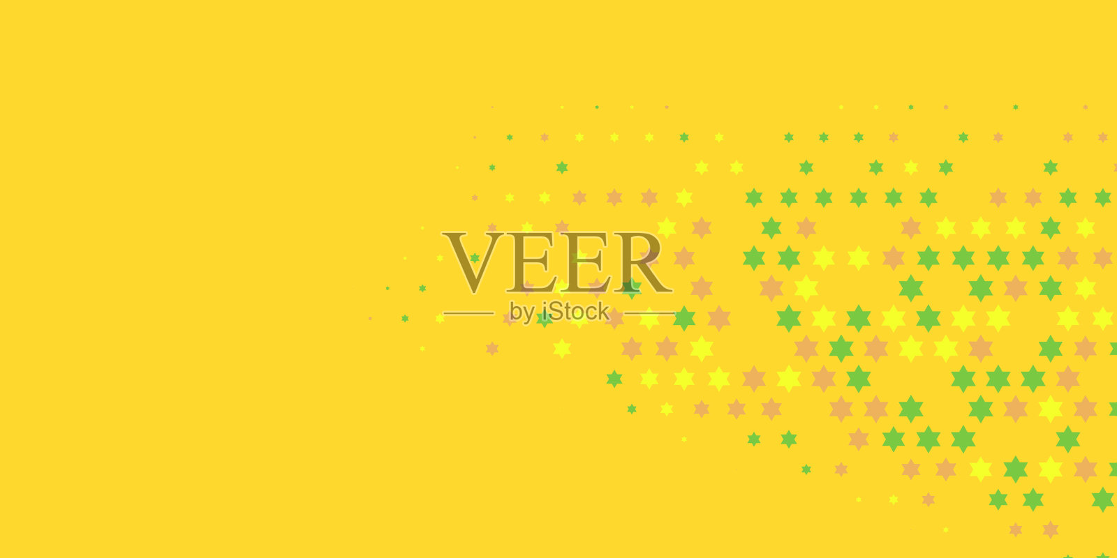 星星宽横幅两色抽象背景插画图片素材