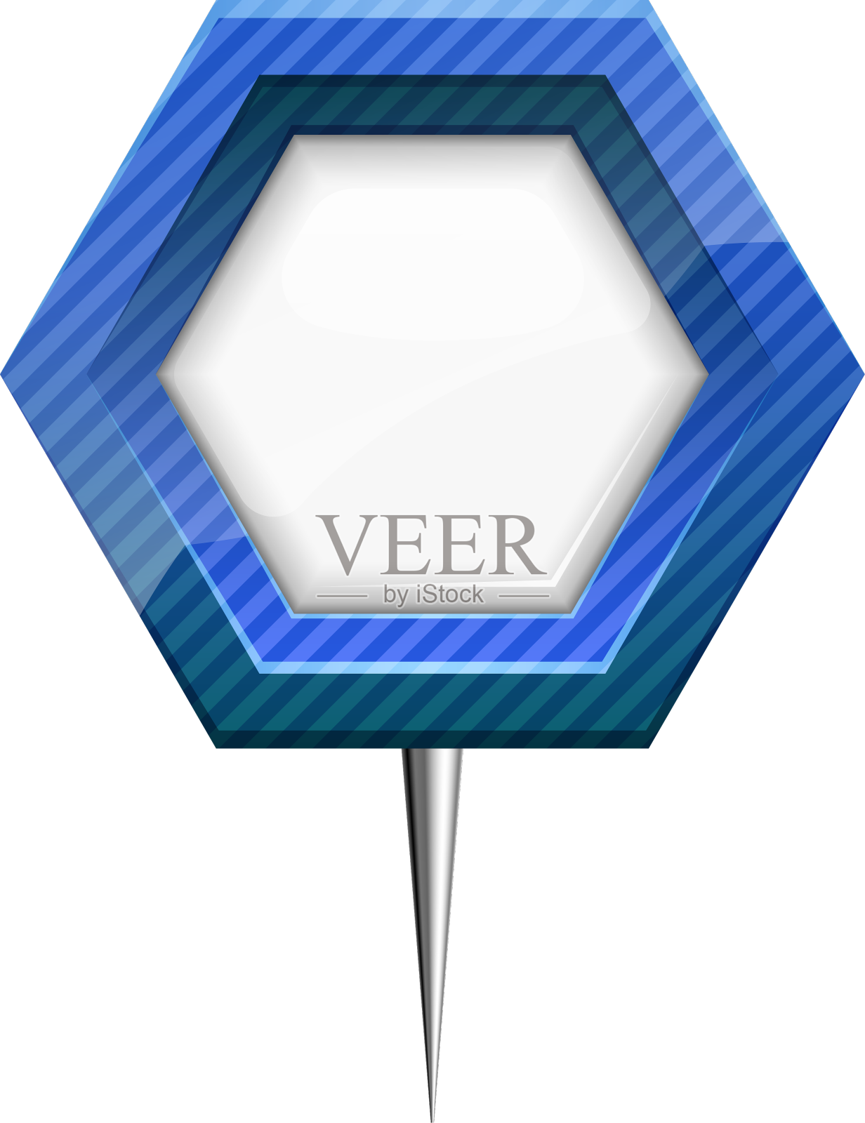 地图标记孤立在白色背景上设计元素图片