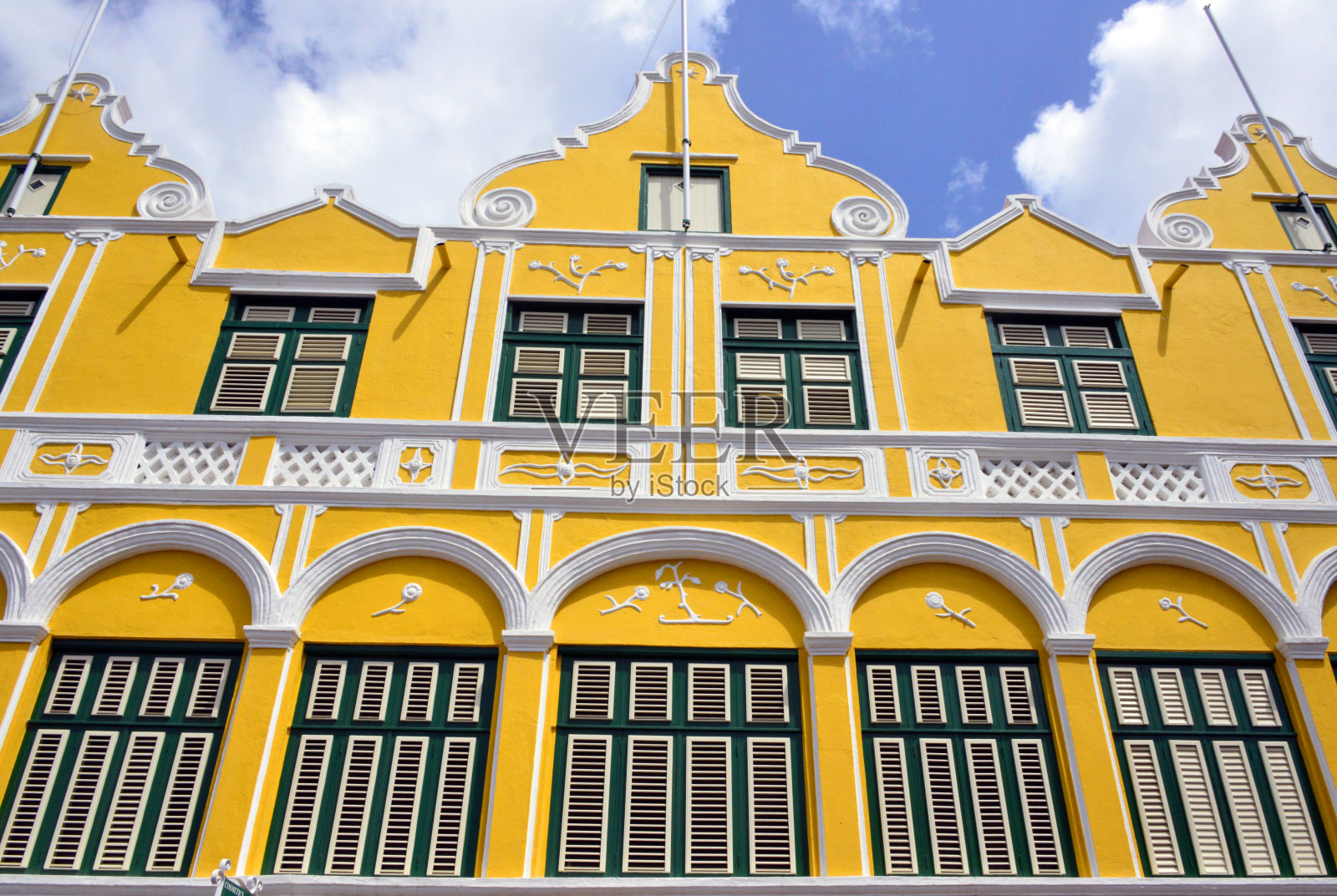 库拉帕拉岛威廉斯塔德的优雅别墅照片摄影图片