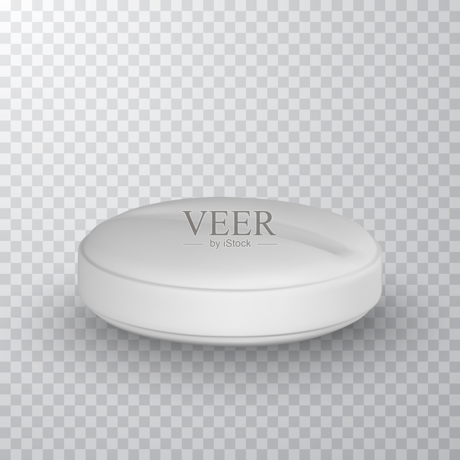 现实的3d药丸在卡通风格的医药和插画图片素材