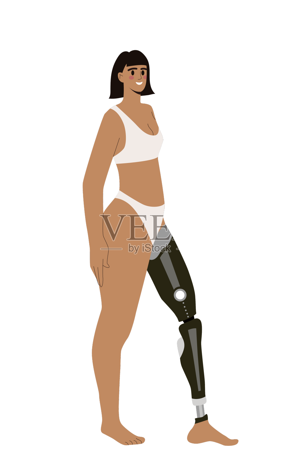 身体积极型女性概念设计元素图片