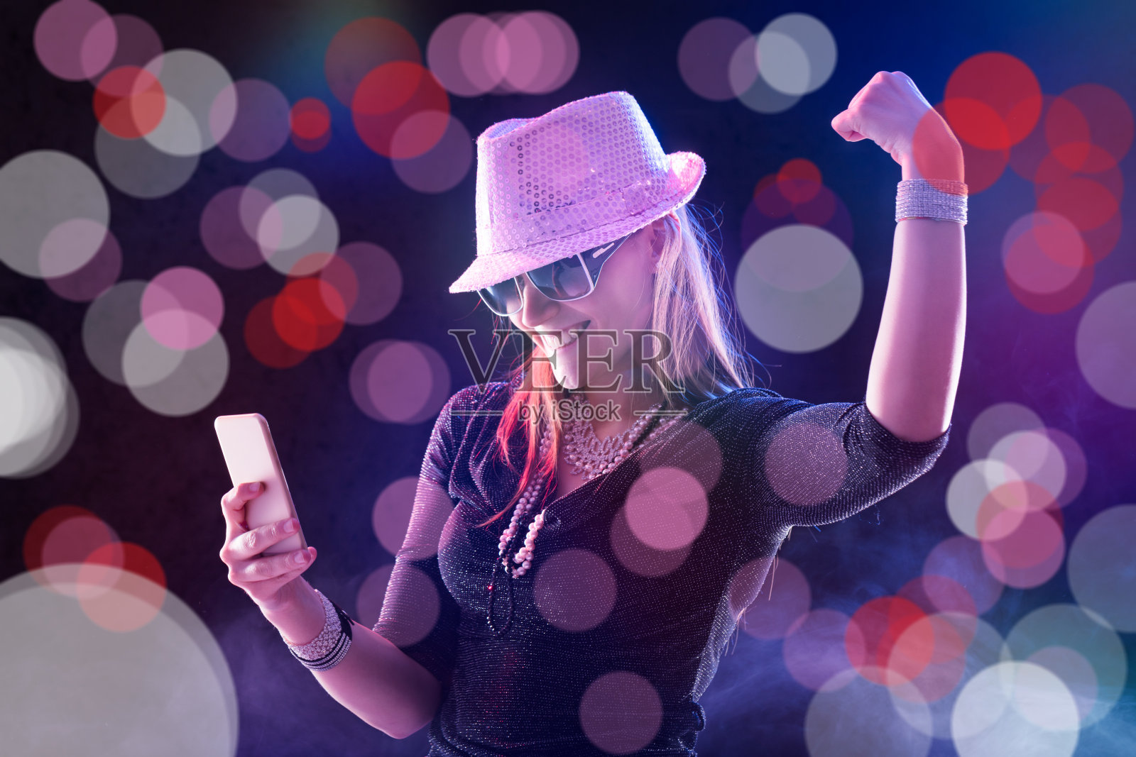 节日气氛反映了亮片配件照片摄影图片