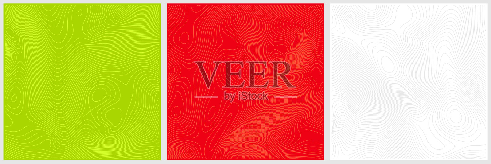 在地形图等高线和等高线的高度。浮雕的错觉横幅，传单，邀请，封面，名片。插画图片素材