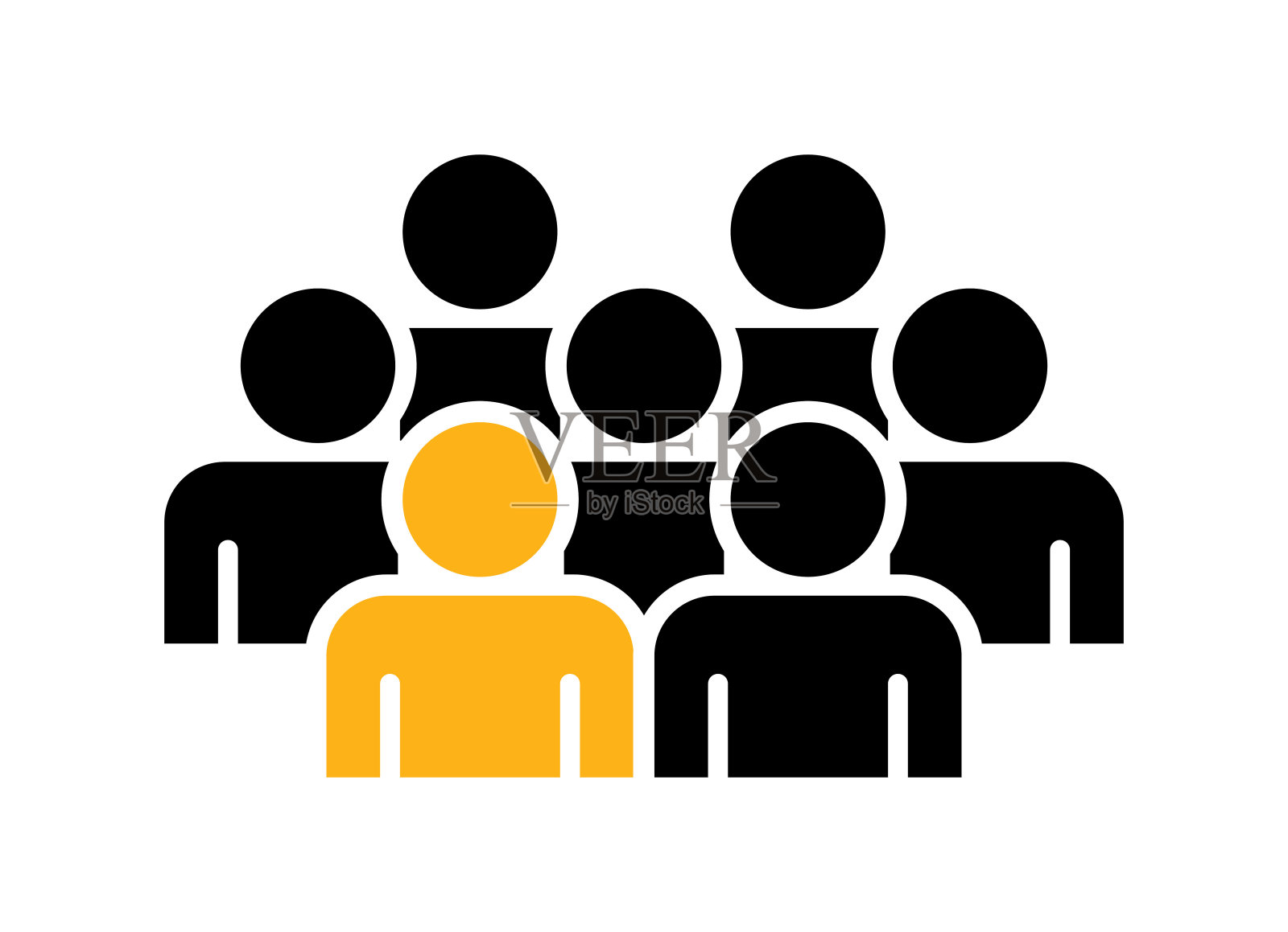 象征，人的象征。插画图片素材