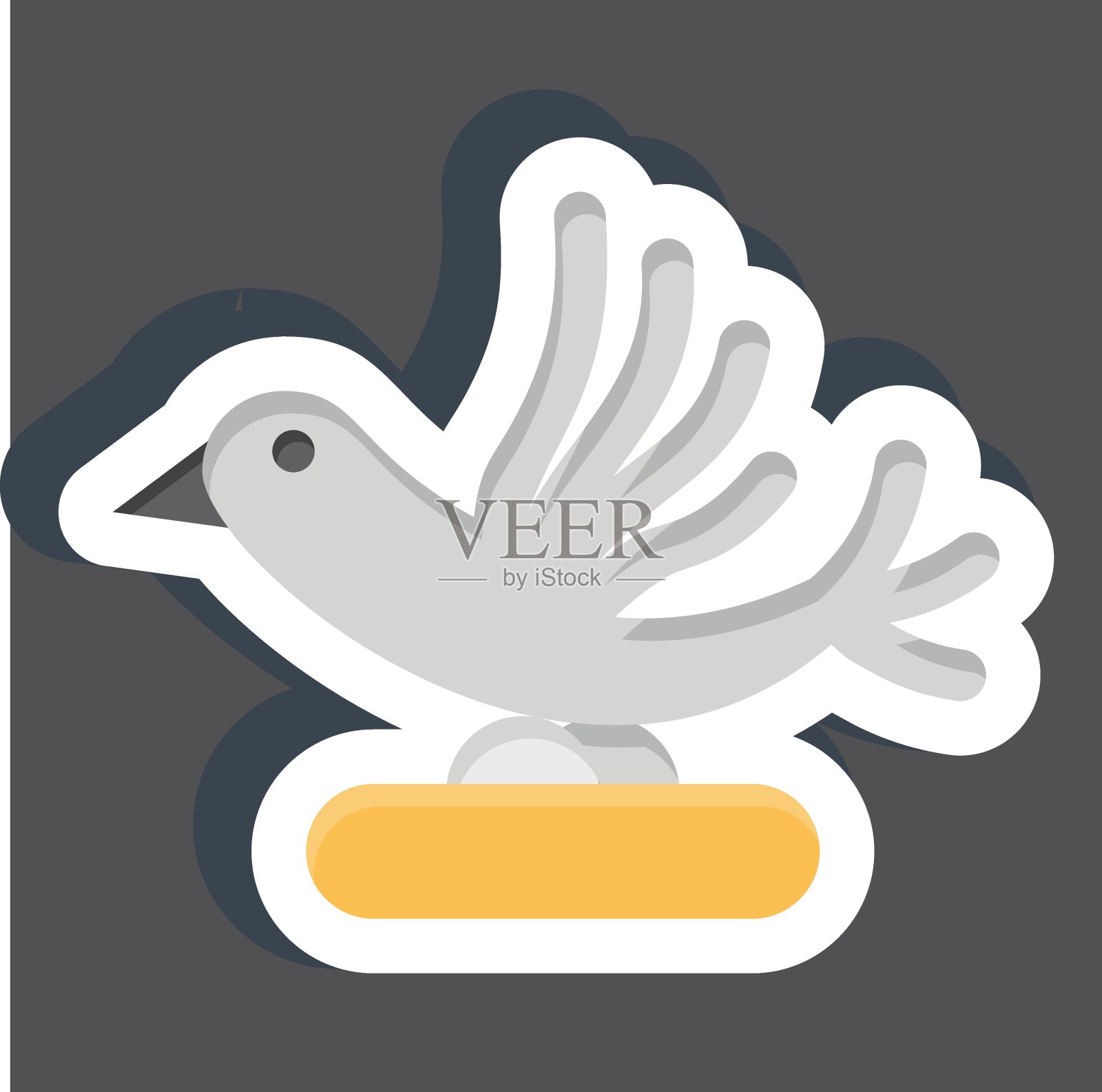 表情包发送消息。与忍者符号有关。简单的设计可编辑。简单的说明插画图片素材