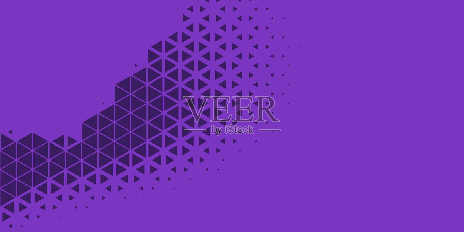 抽象三角形形状的横幅背景插画图片素材