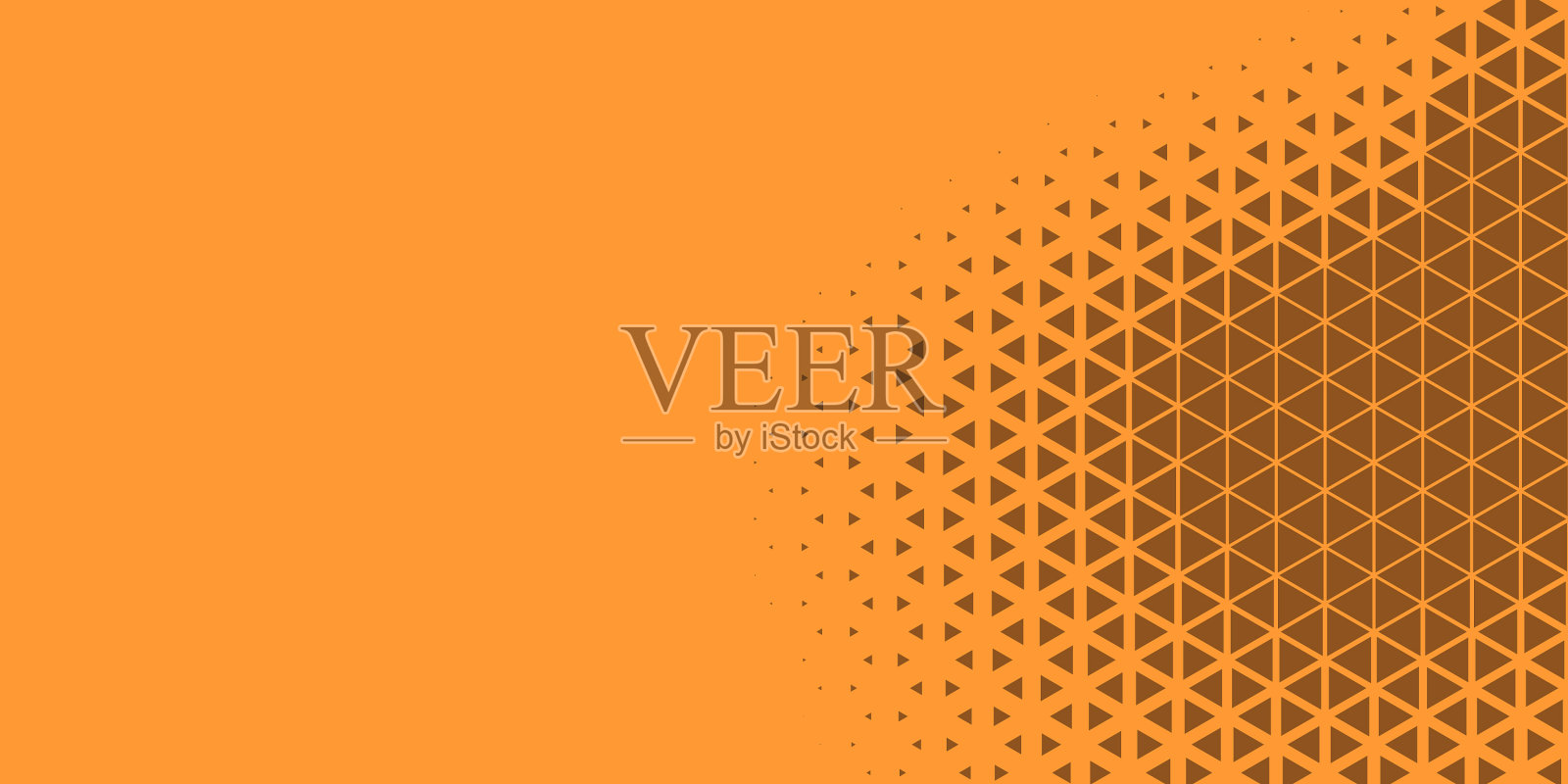 抽象三角形形状的横幅背景插画图片素材