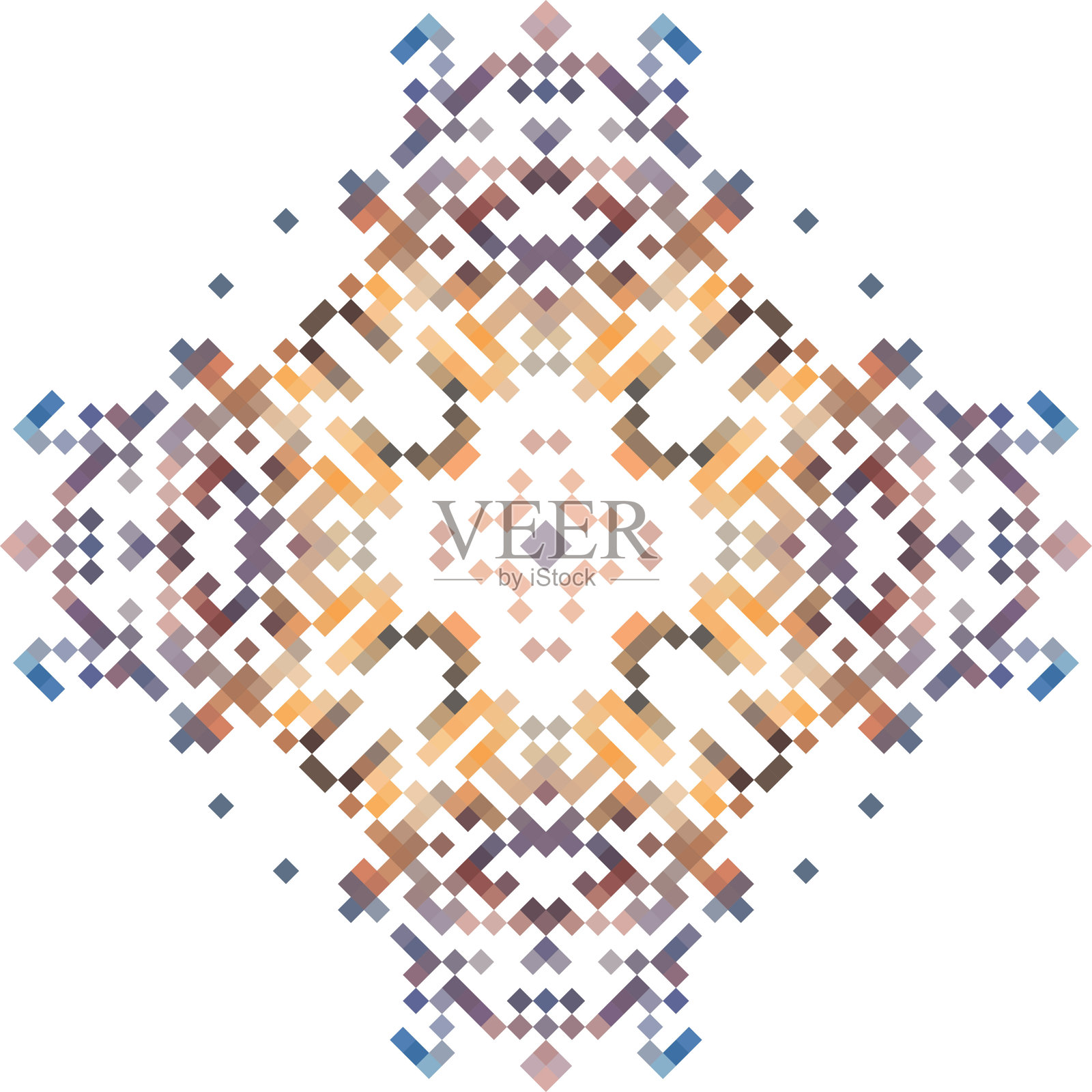 民族波西米亚装饰部落图案民间图案可用于墙纸纺织品包装网页背景插画图片素材