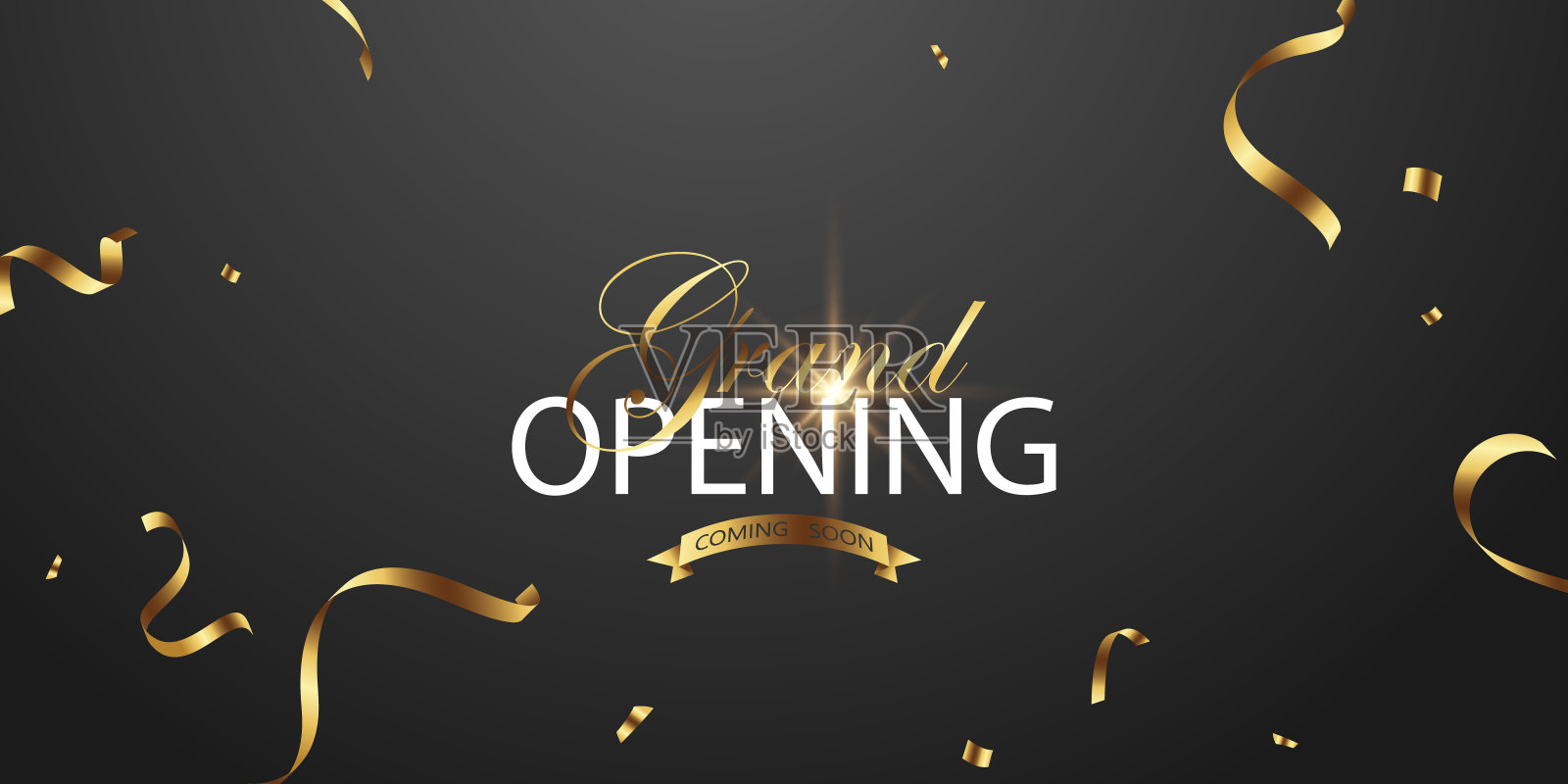 设计你的开卡与美丽的矢量插图。商业横幅模板插画图片素材