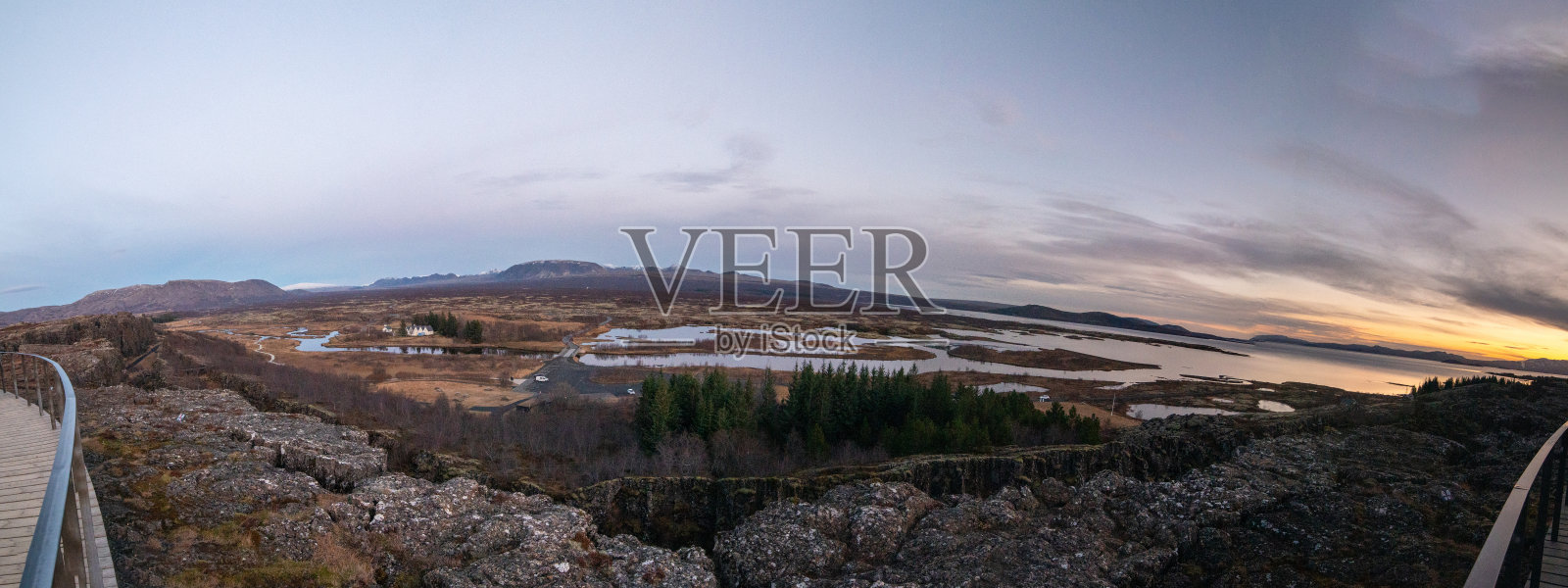 Thingvellir国家公园全景照片照片摄影图片