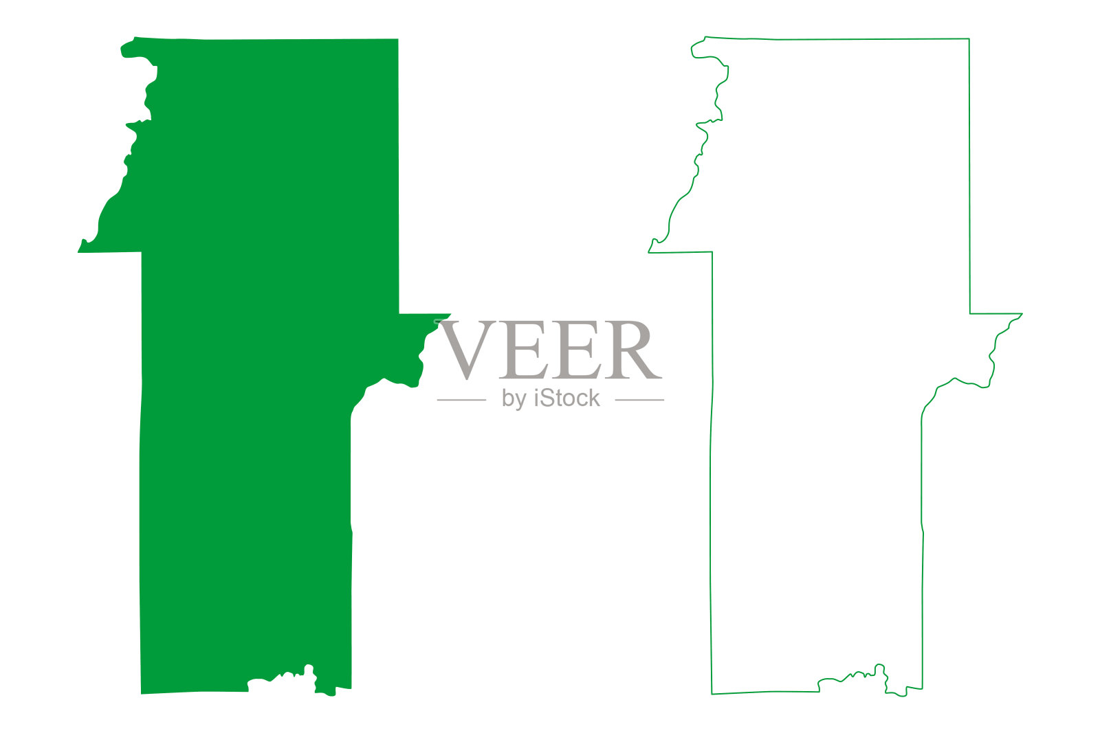 圣费利佩德埃斯特市(国家Rondônia或朗多尼亚，RO，巴西直辖市，巴西联邦共和国)地图矢量插图，涂鸦素描圣费利佩德埃斯特地图插画图片素材