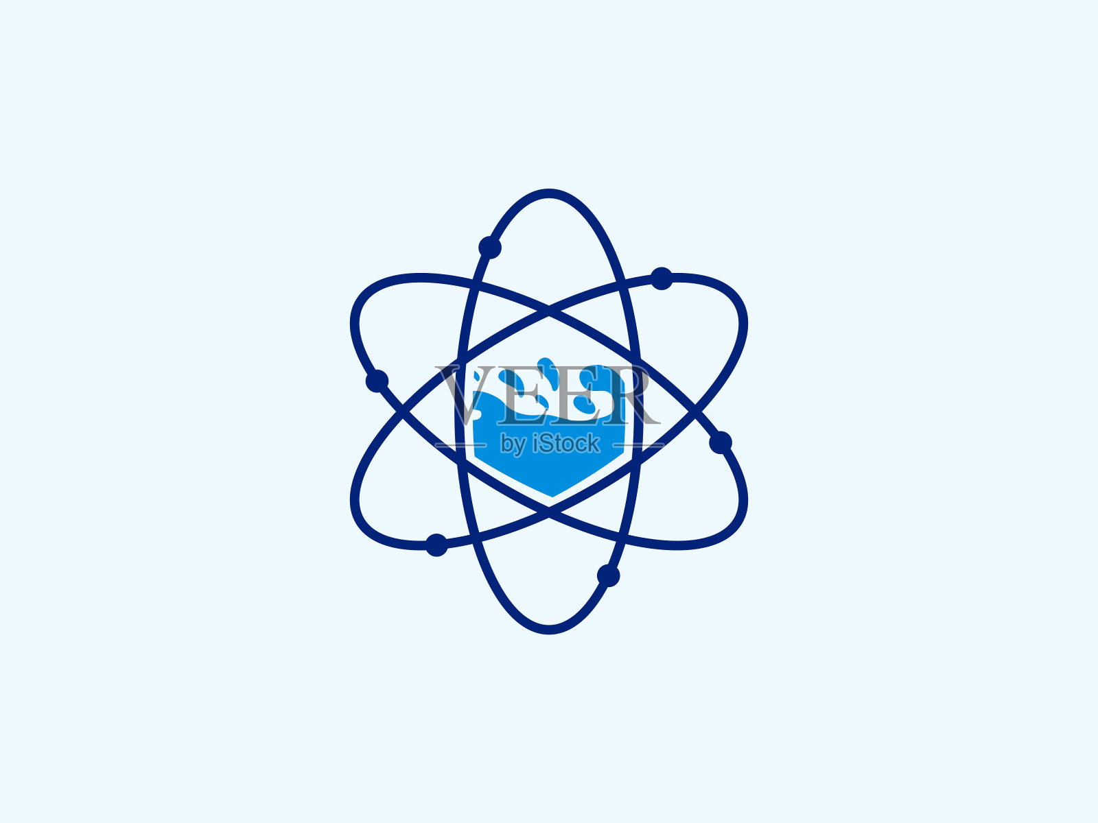 水溶液与蓝色向量插画图片素材