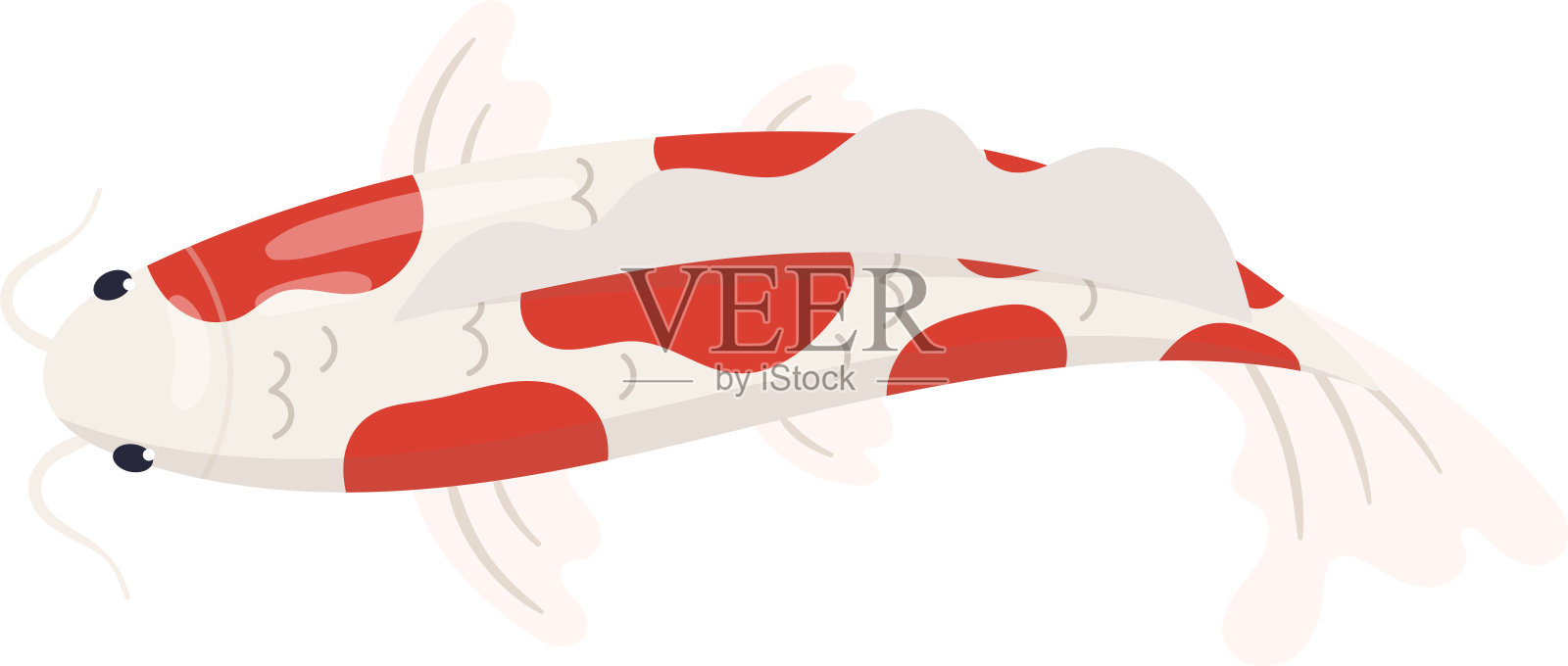 锦鲤图标插画图片素材