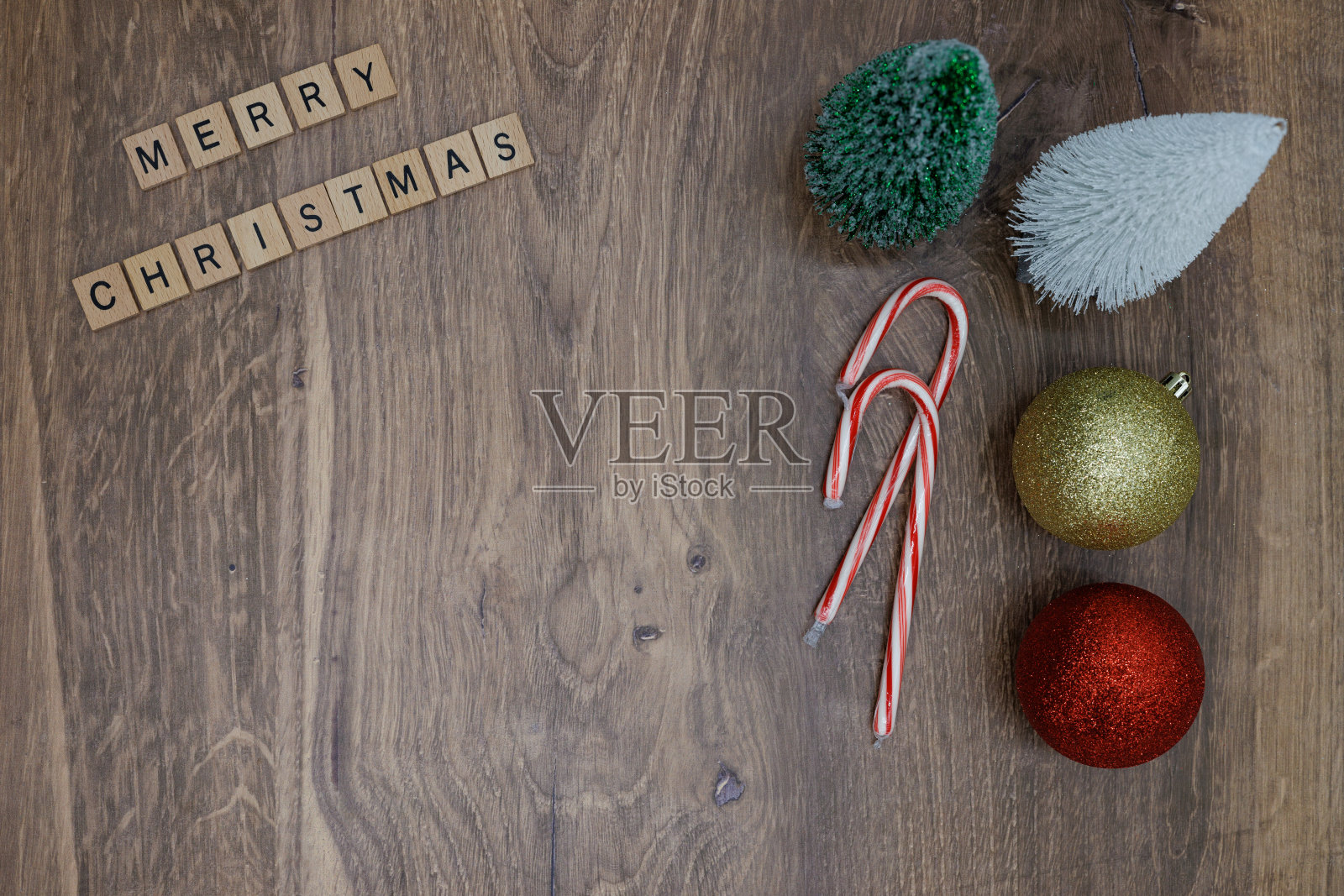 圣诞快乐背景与糖果手杖照片摄影图片