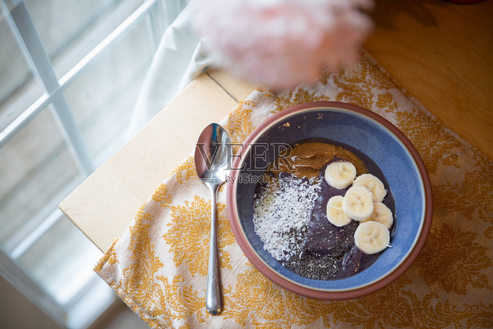 巴西莓碗照片摄影图片