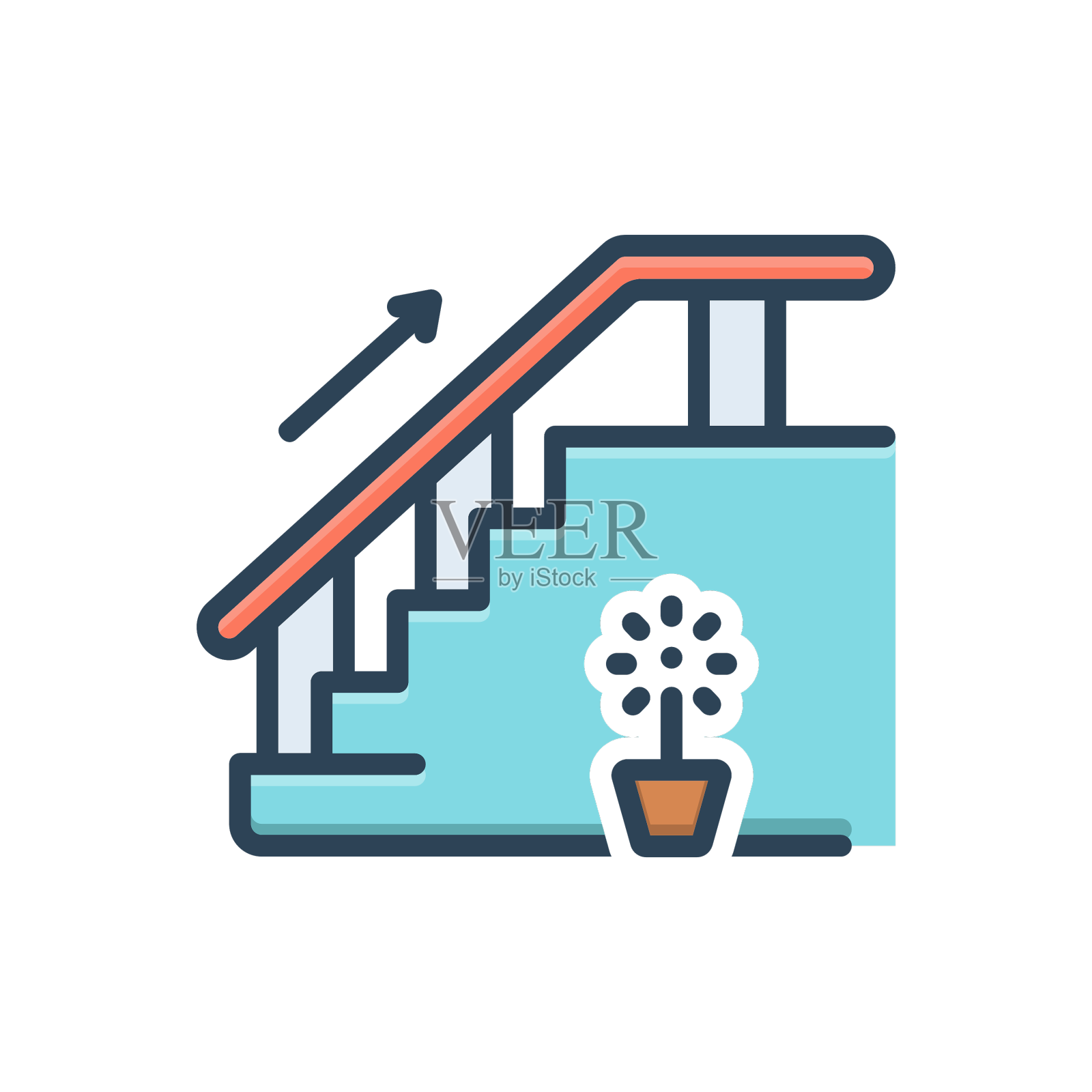 在楼上的设计元素图片