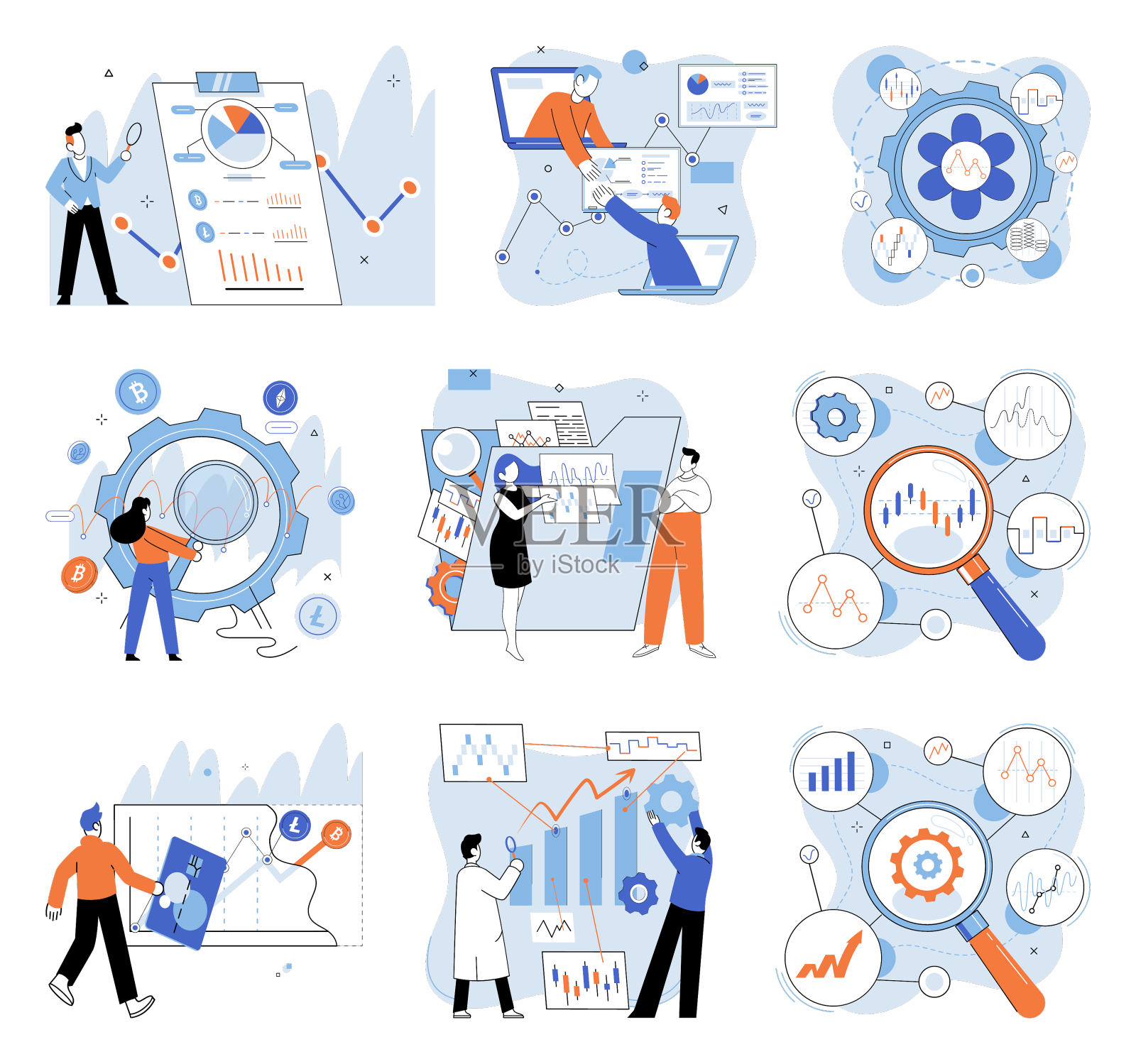 股票市场分析股票市场数据会有所帮助设计元素图片