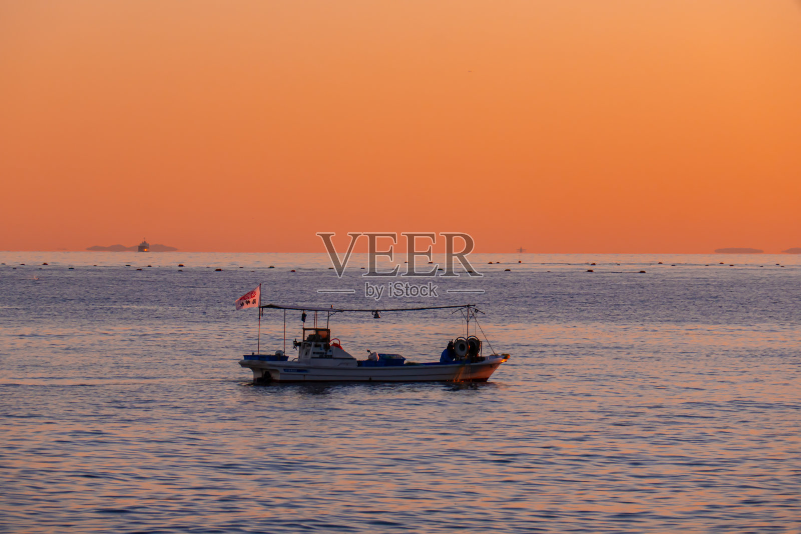 日落海景照片摄影图片