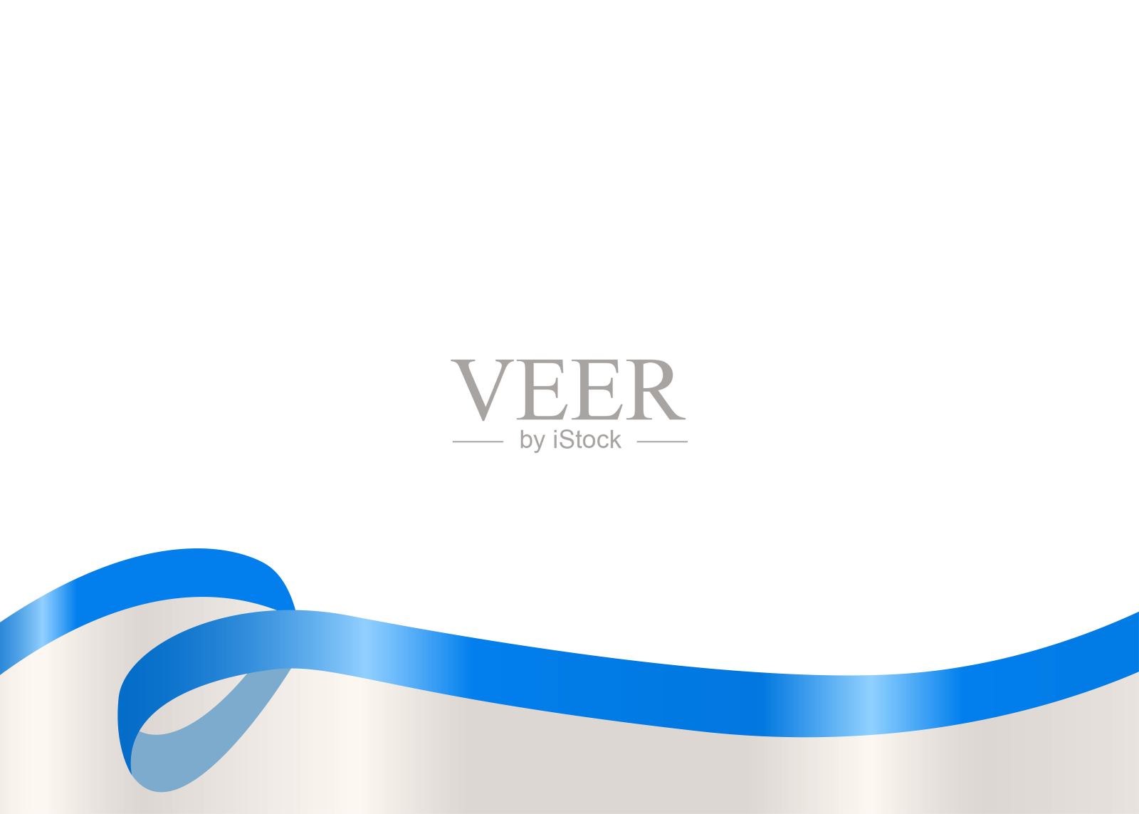 丝带优雅的框架背景矢量插画图片素材