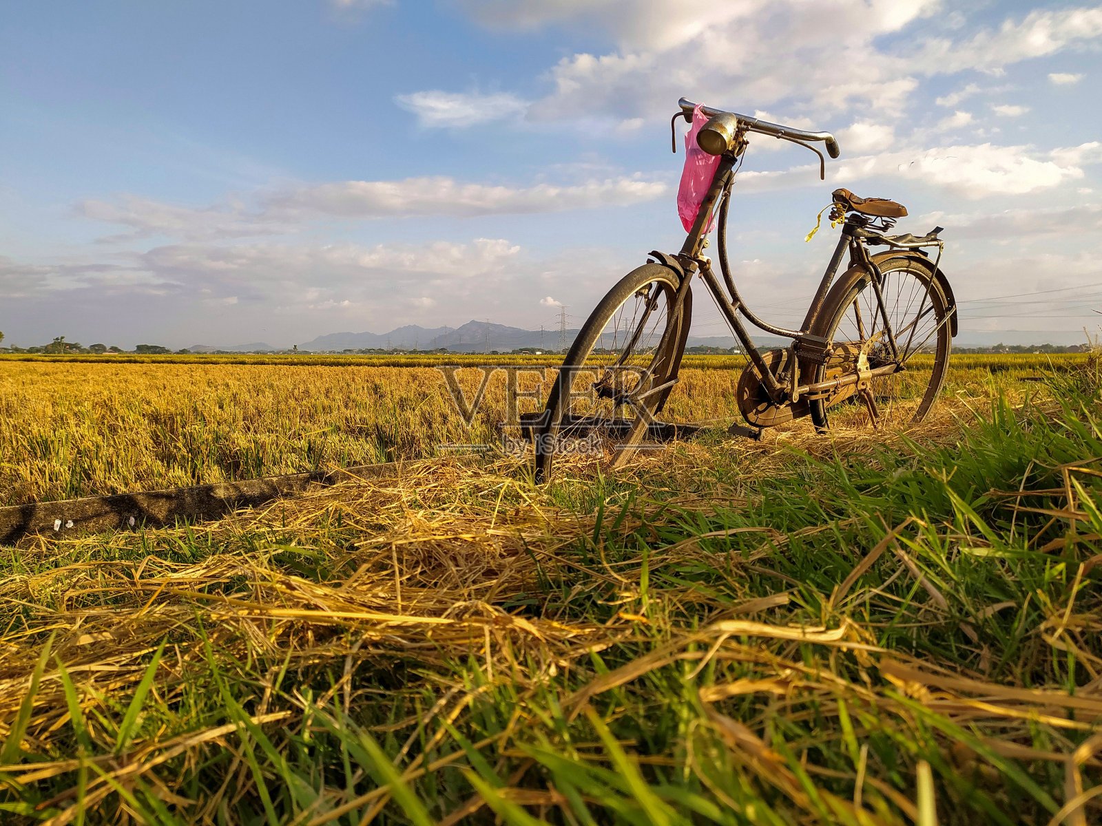 辆旧自行车照片摄影图片