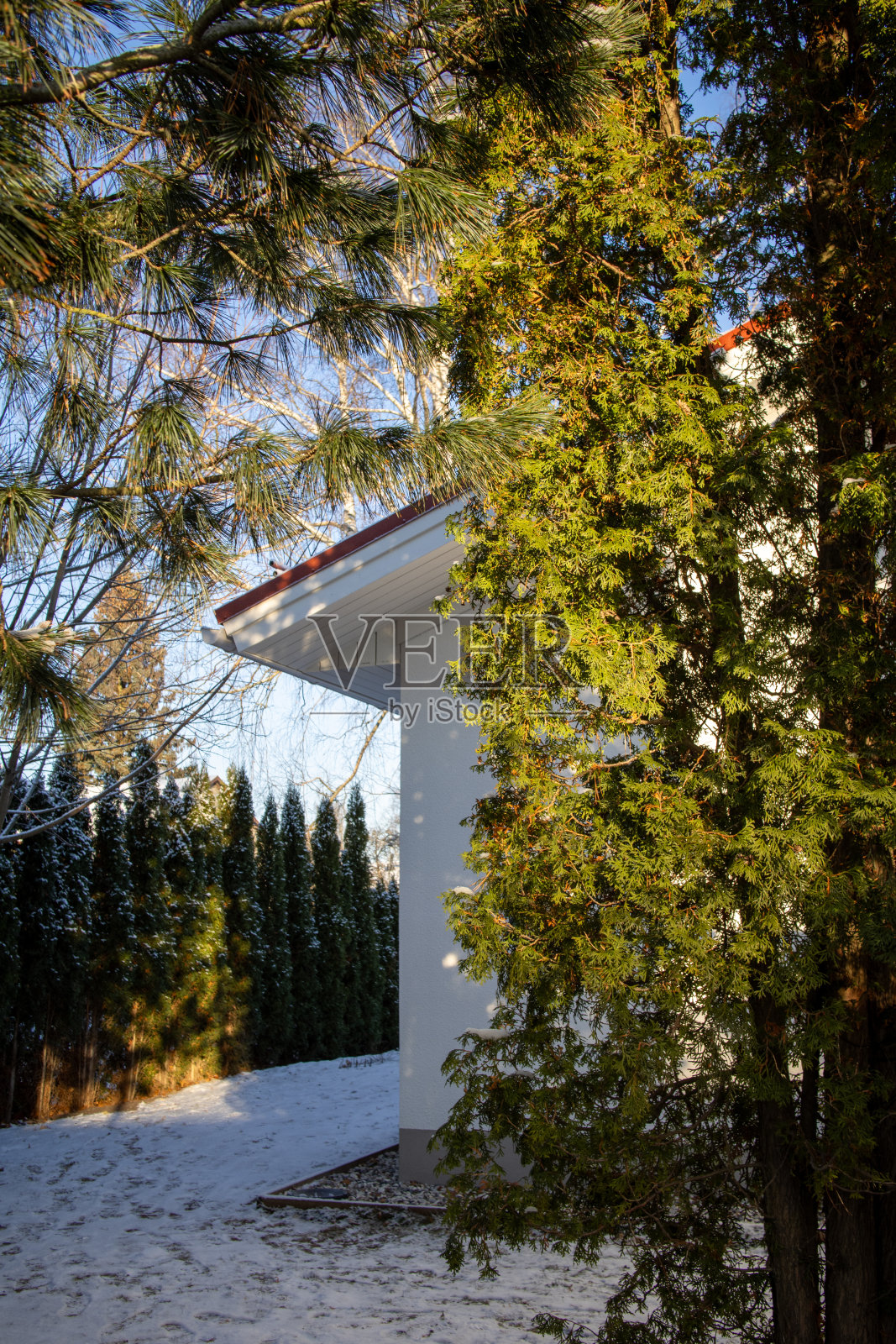 斯堪的纳维亚半岛的小型住宅建筑照片摄影图片
