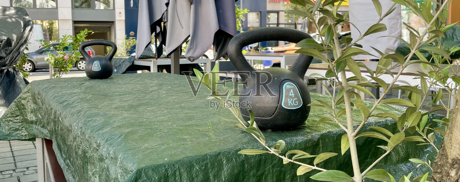 举重法兰克福街照片摄影图片