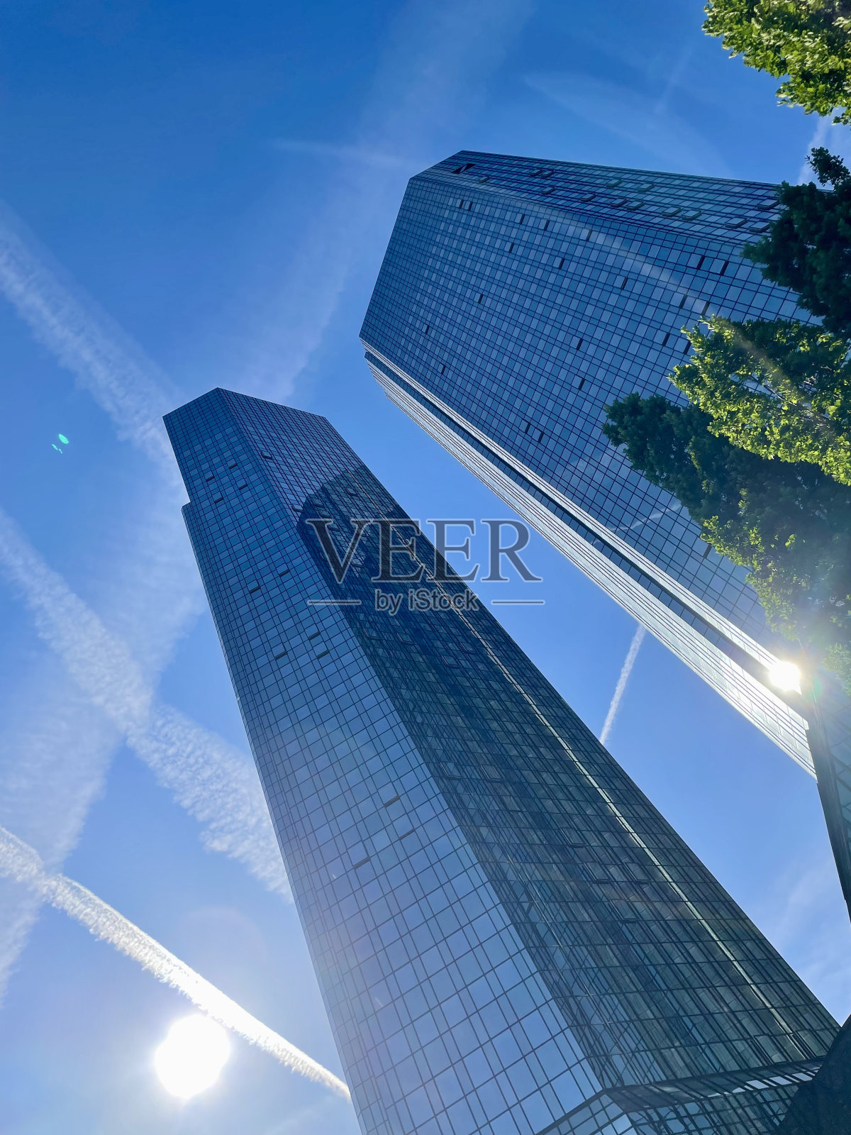 建筑法兰克福晴天照片摄影图片