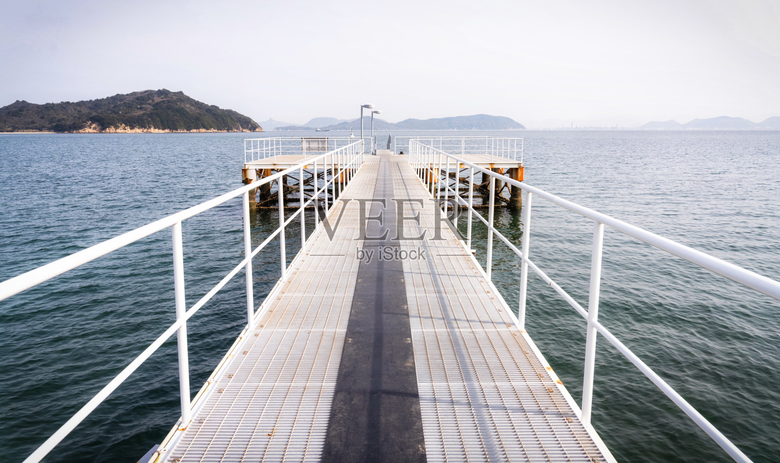 直岛码头照片摄影图片