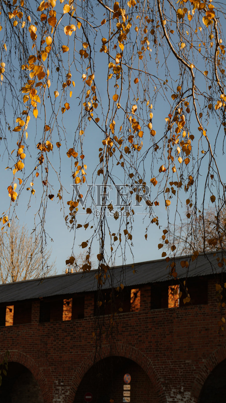 在一个温暖的秋日，克里姆林宫照片摄影图片