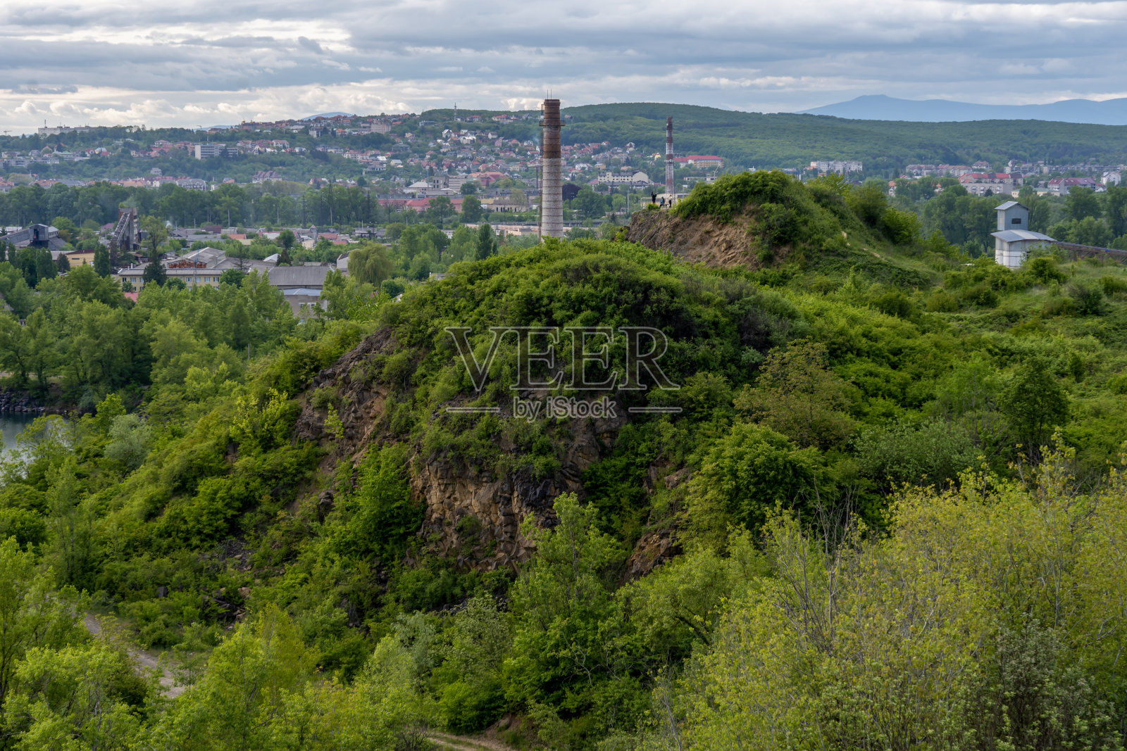山中有湖，山中有湖照片摄影图片