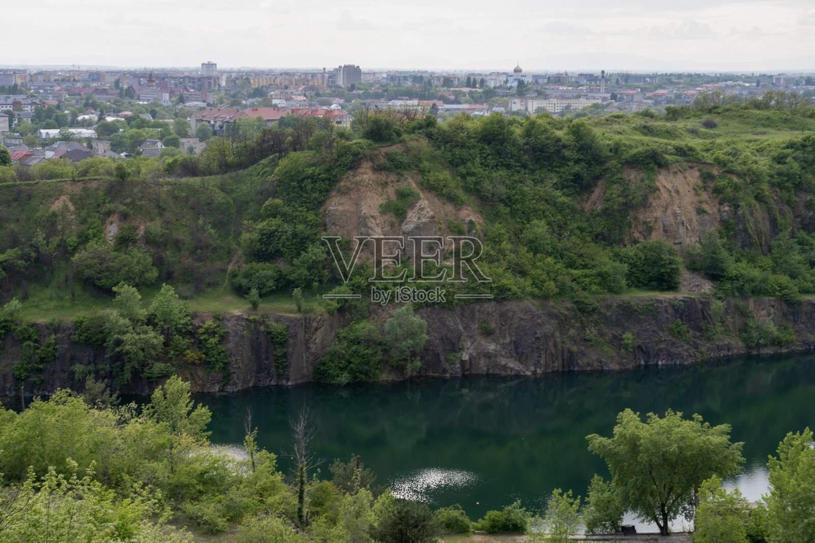 山中有湖，山中有湖照片摄影图片