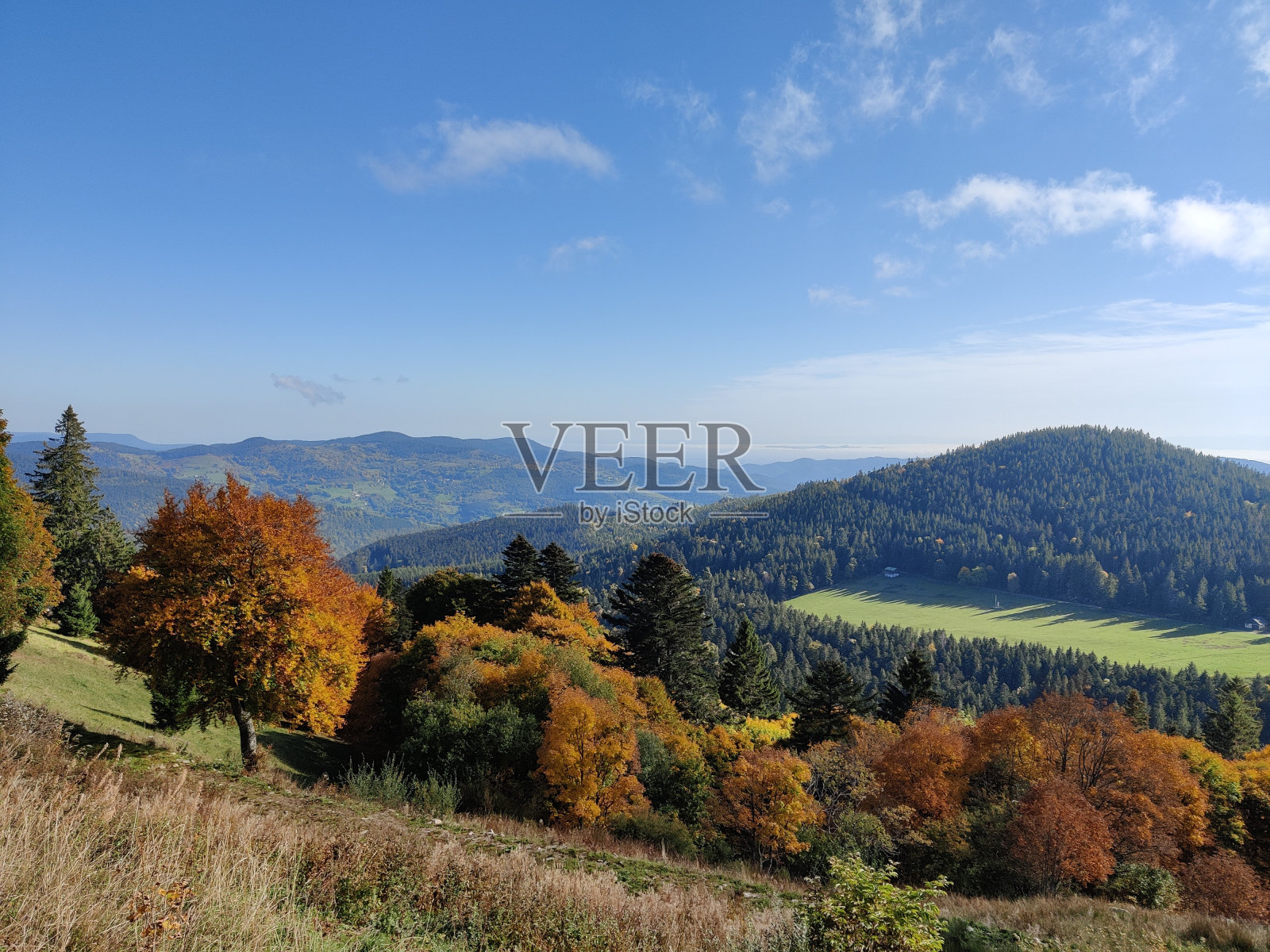 孚日山脉照片摄影图片