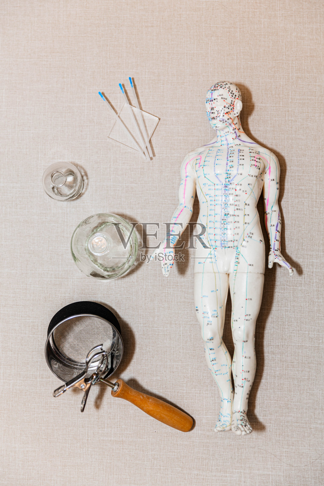 中医治疗实践治疗工具平板照片摄影图片